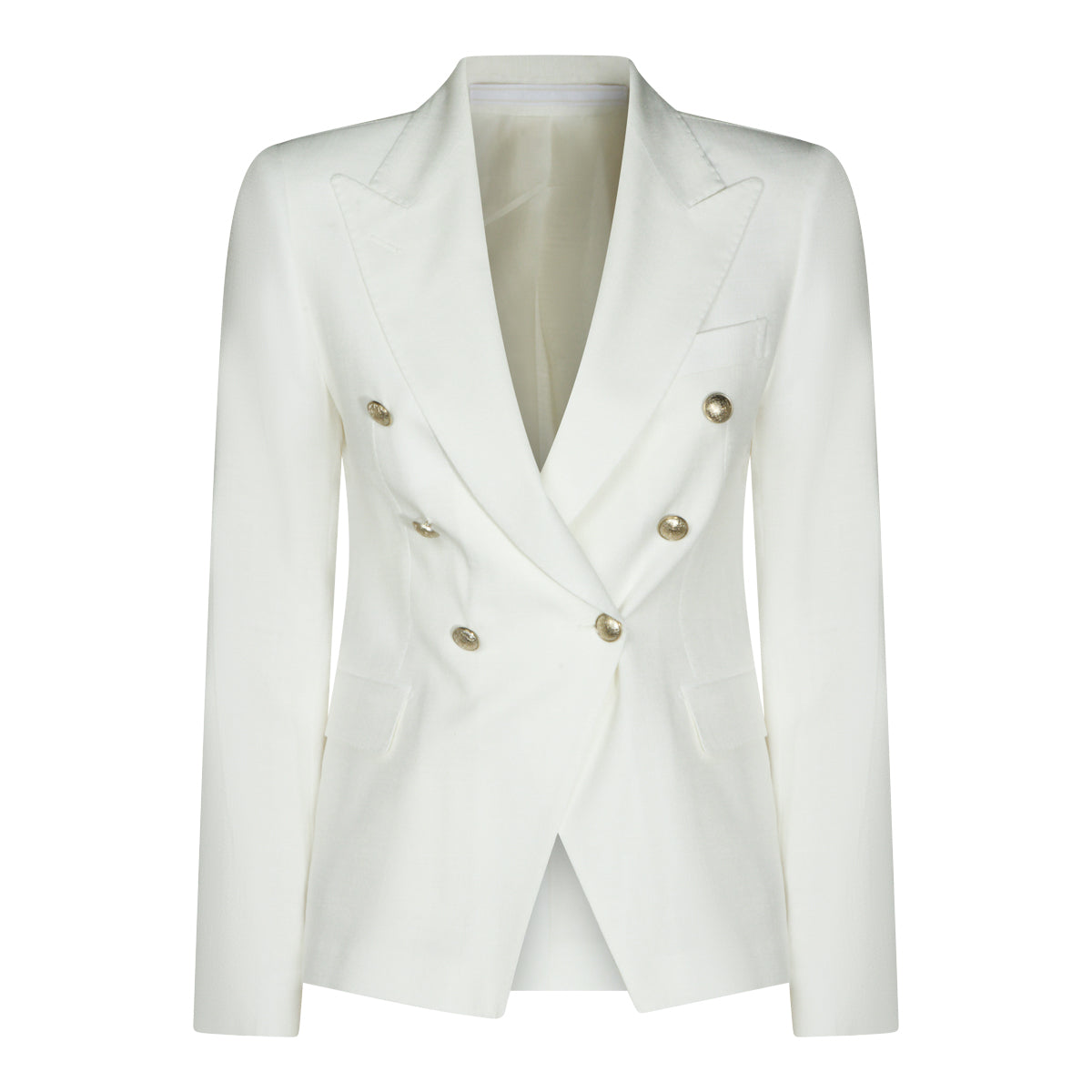 WHITE VISCOSE BLAZER