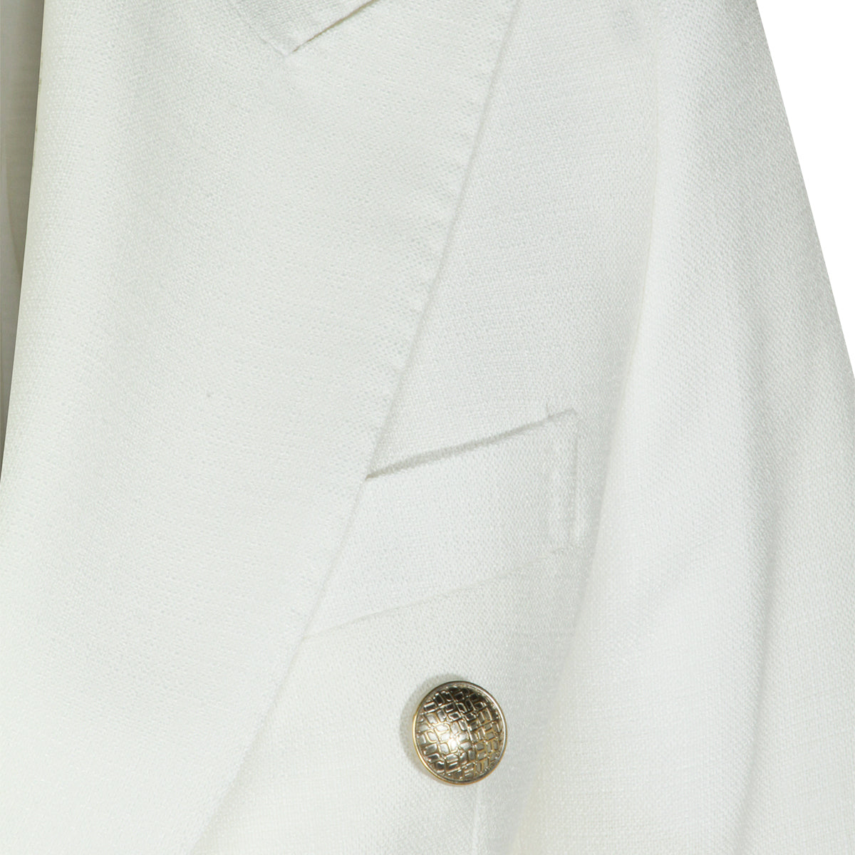 WHITE VISCOSE BLAZER
