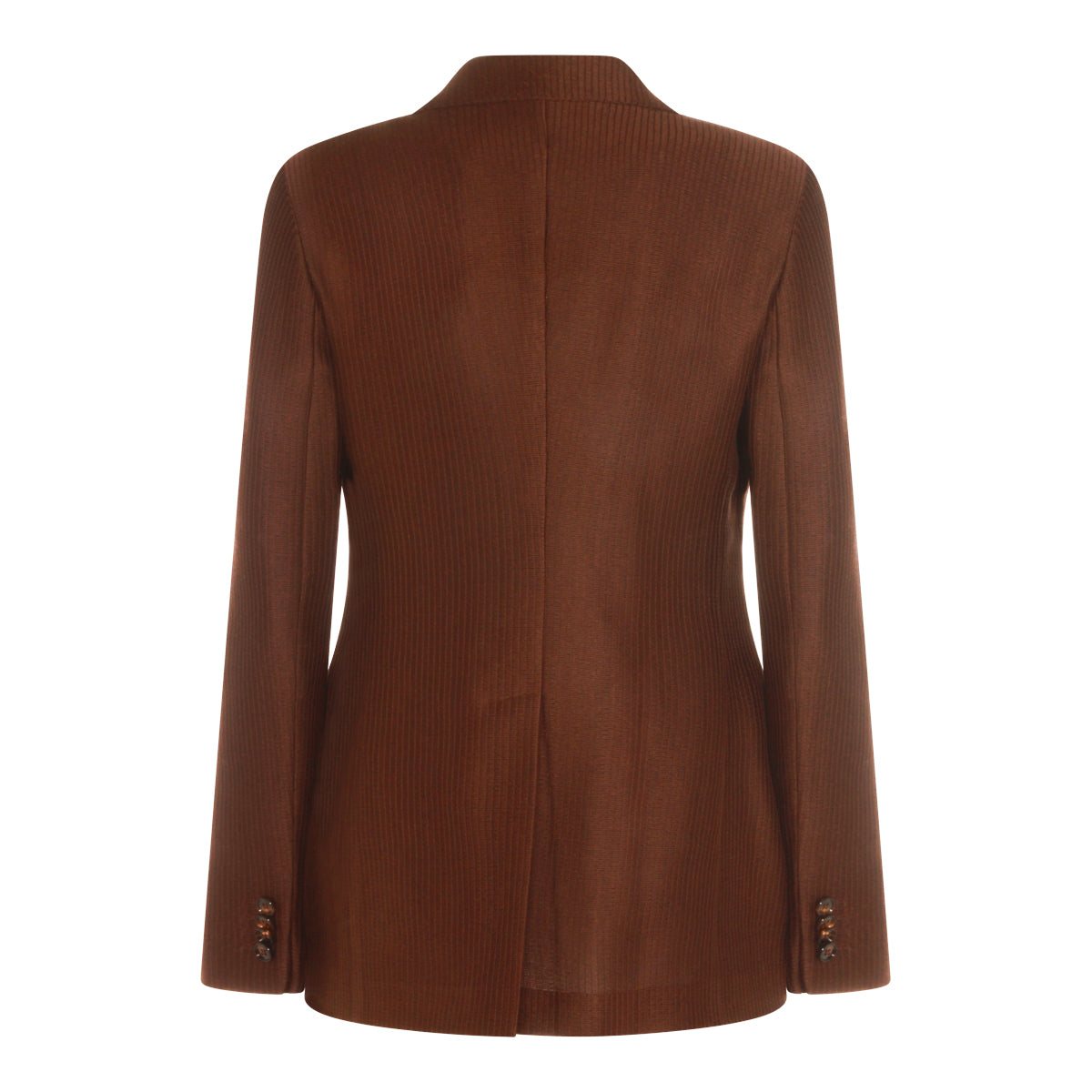 BROWN COTTON BLAZER