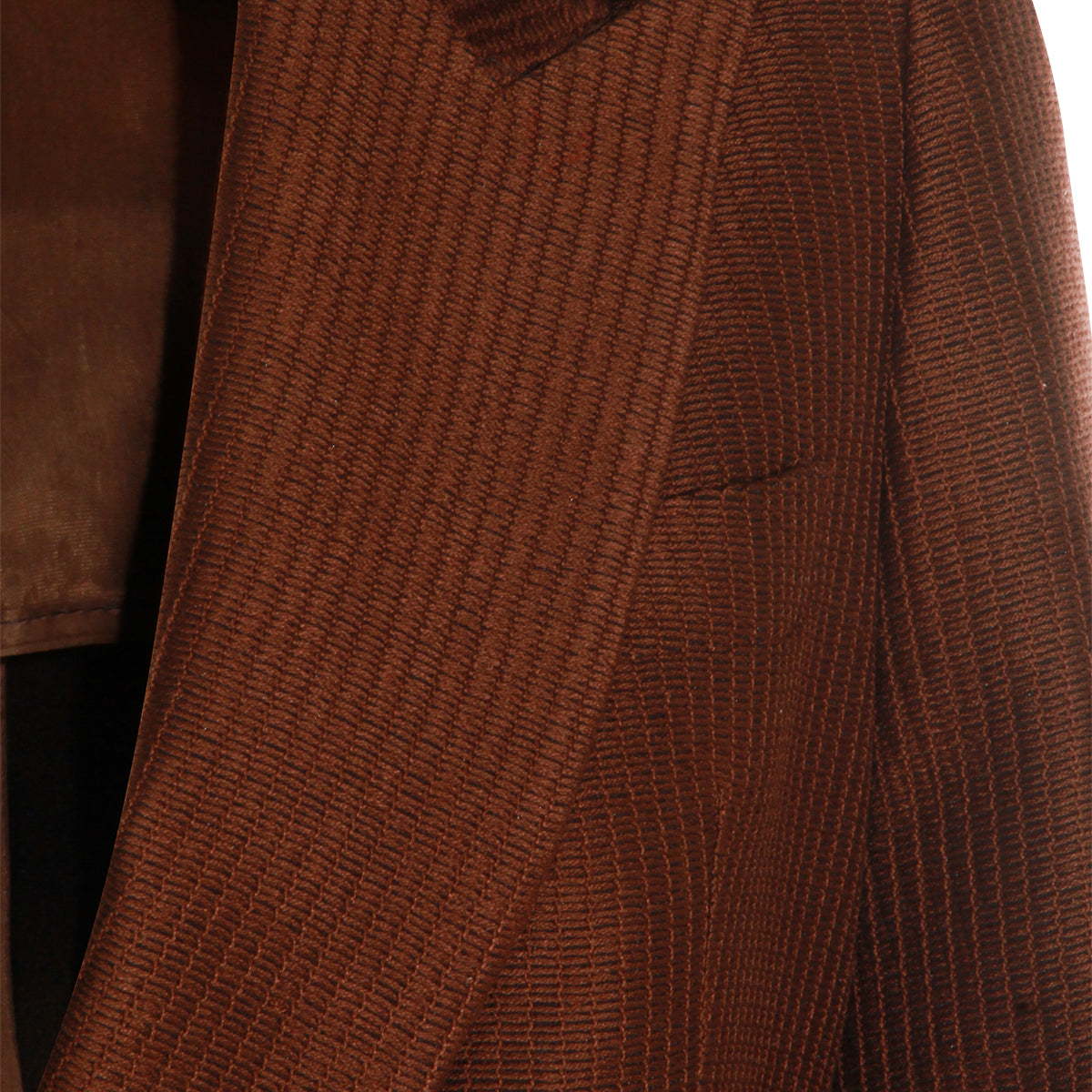 BROWN COTTON BLAZER