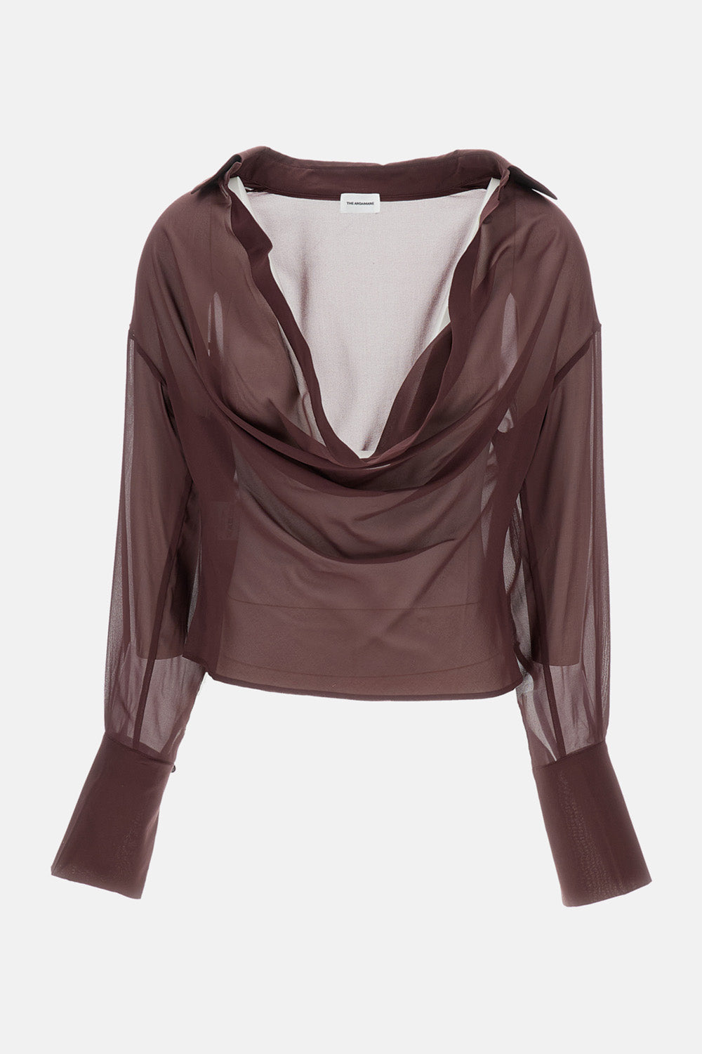 LILIA - DEEP V COLLAR BLOUSE