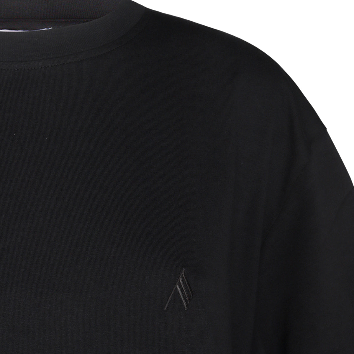 BLACK COTTON T-SHIRT