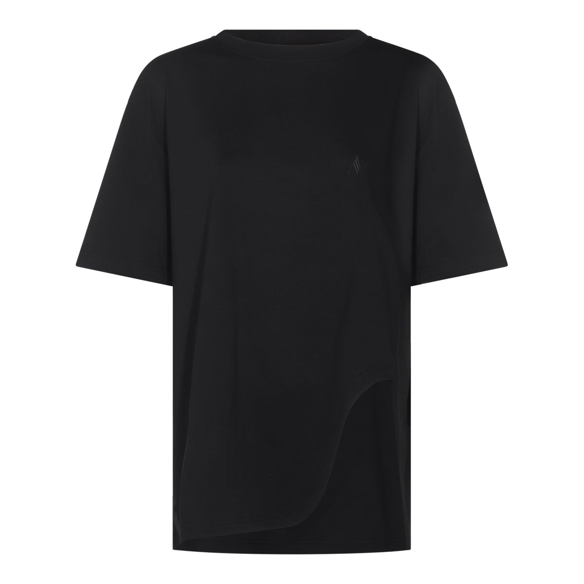 BLACK COTTON T-SHIRT