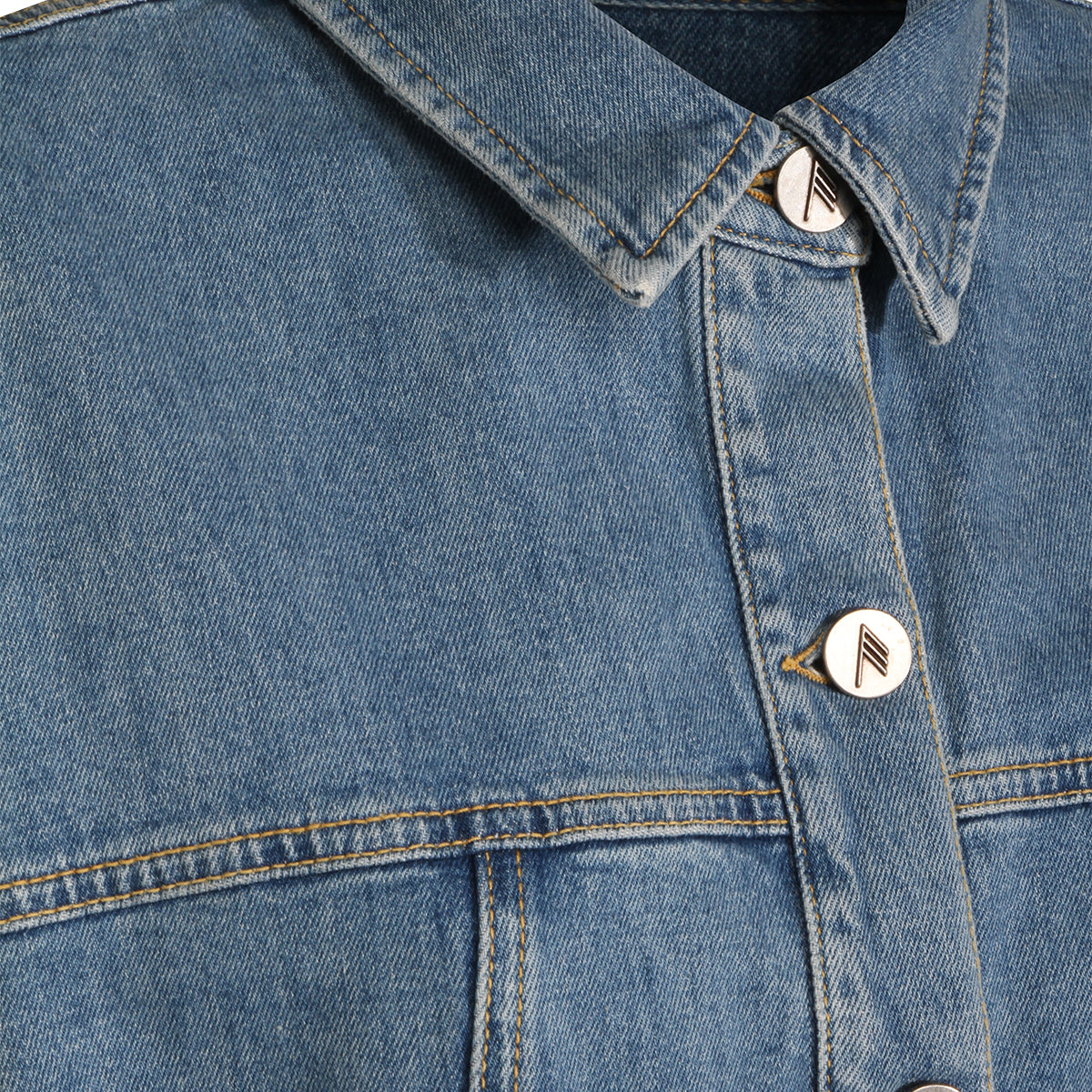 BLUE JEANS COTTON DRESS