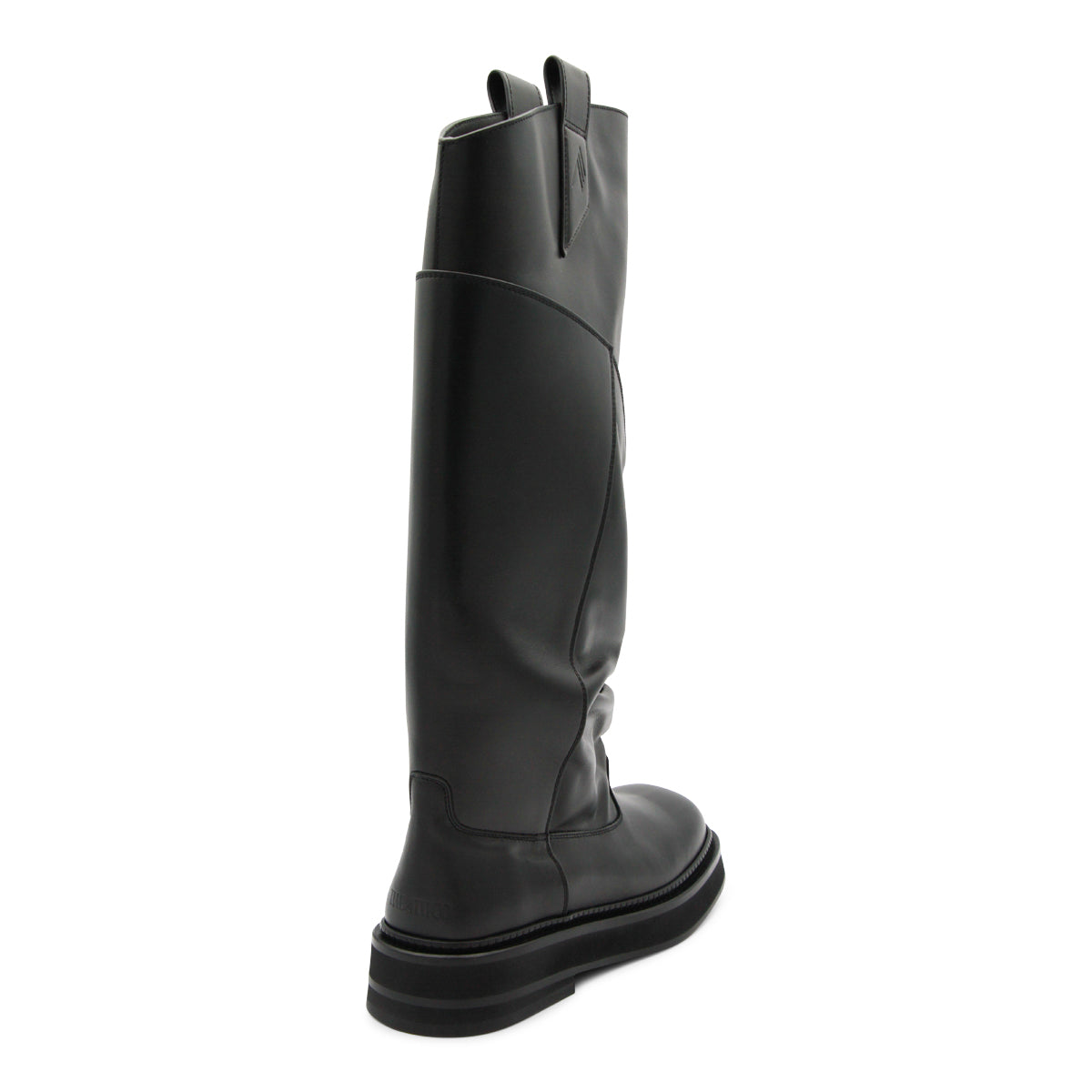 BLACK LEATHER BOOTS
