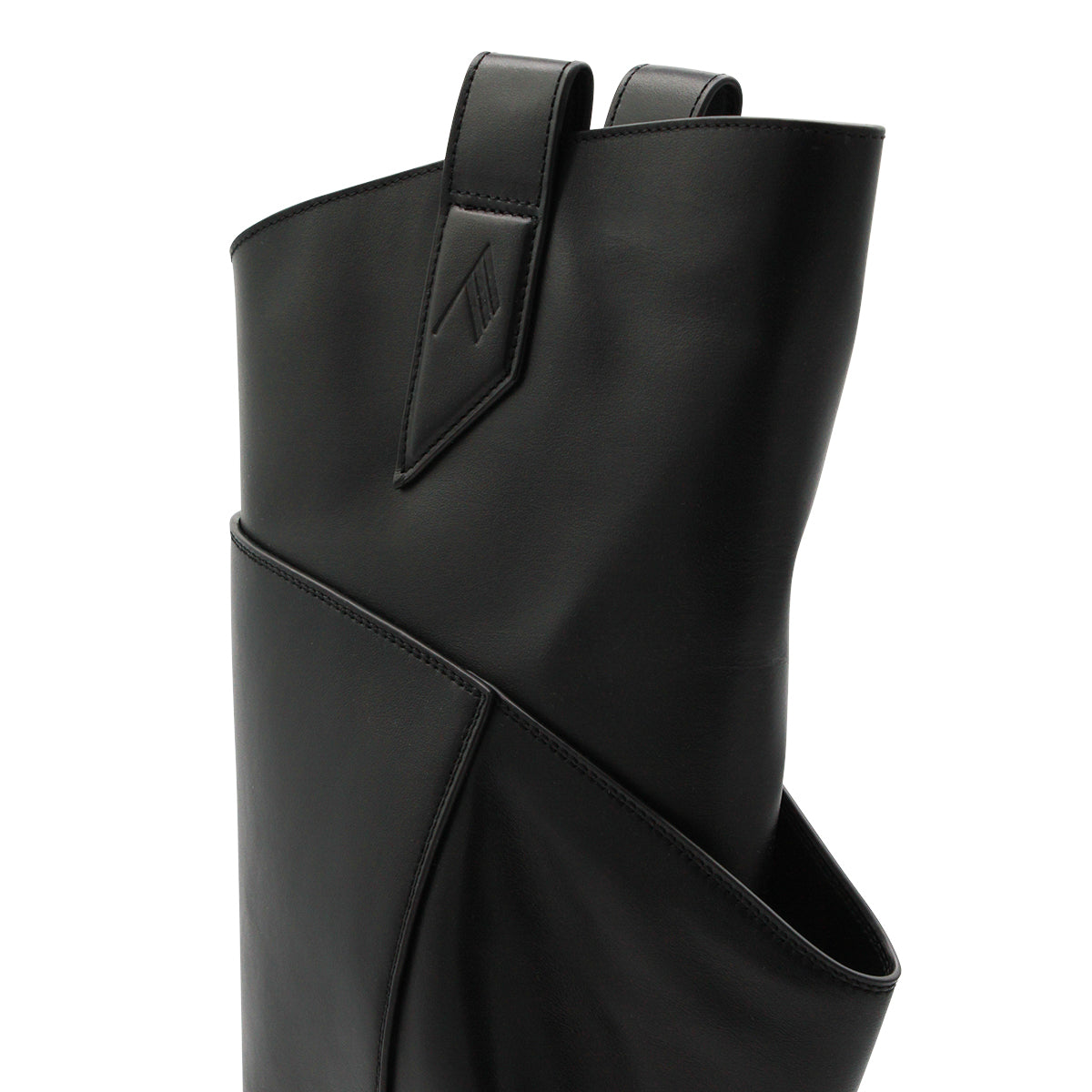BLACK LEATHER BOOTS