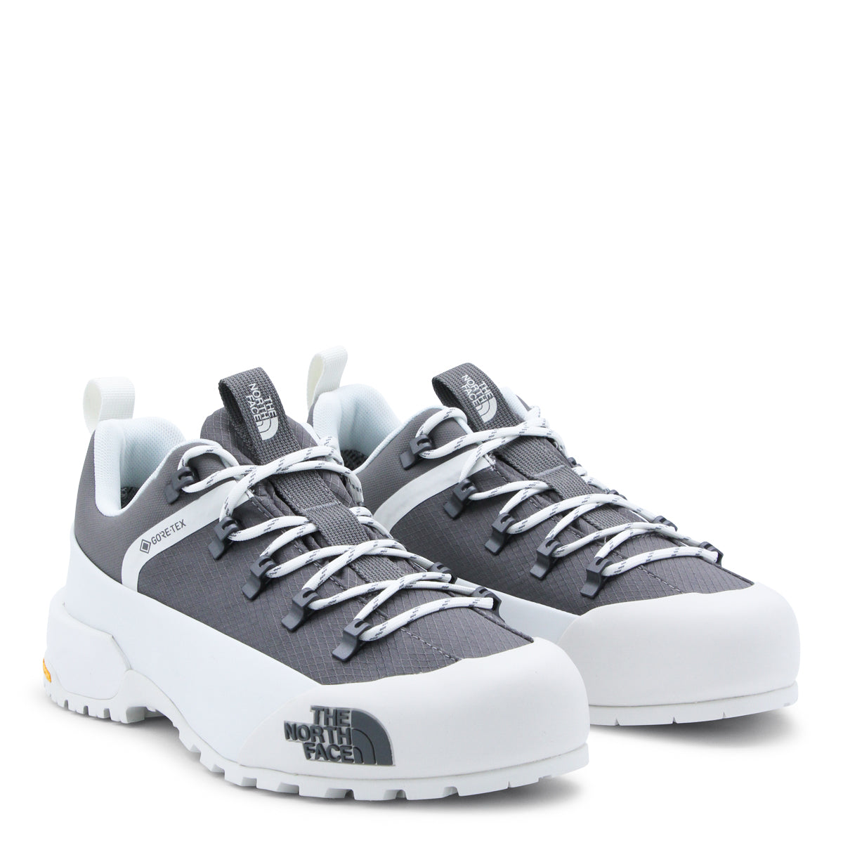 SMOKED PEARL AND WHITE LEATHER GLENCLYFFE LOW SNEAKERS