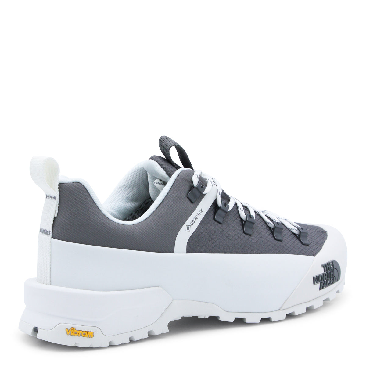 SMOKED PEARL AND WHITE LEATHER GLENCLYFFE LOW SNEAKERS