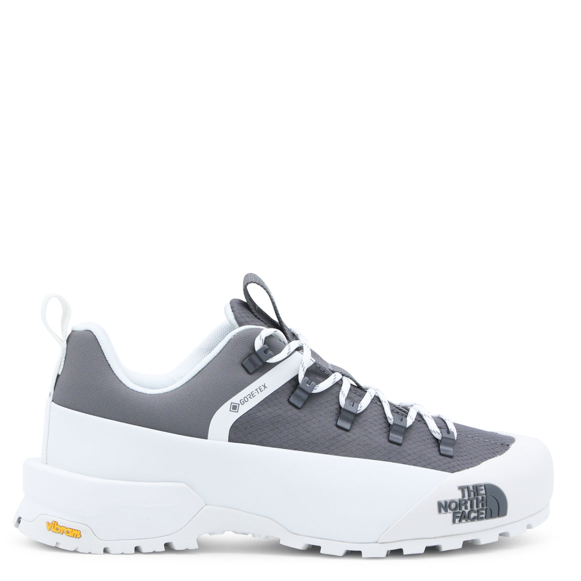 SMOKED PEARL AND WHITE LEATHER GLENCLYFFE LOW SNEAKERS