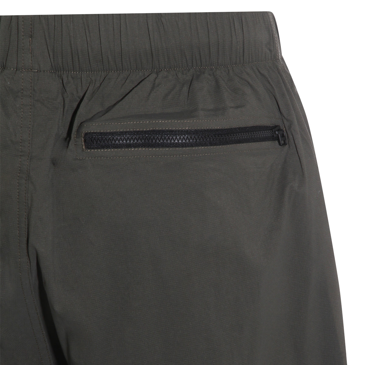 DARK GREEN NYLON PANTS