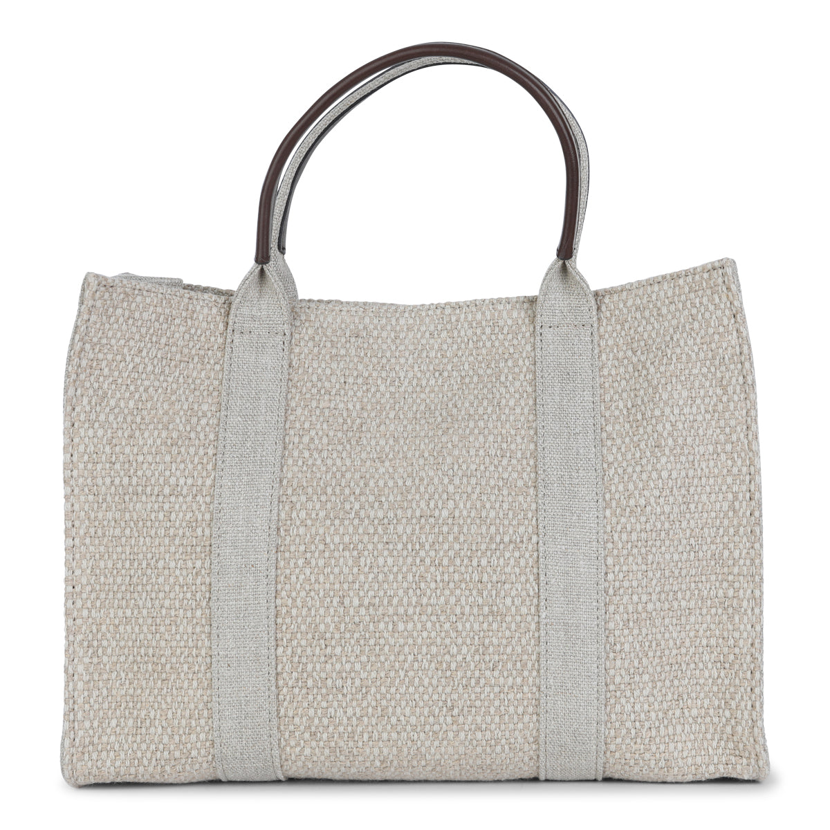 BEIGE CANVAS GEORGIA TOTE BAG