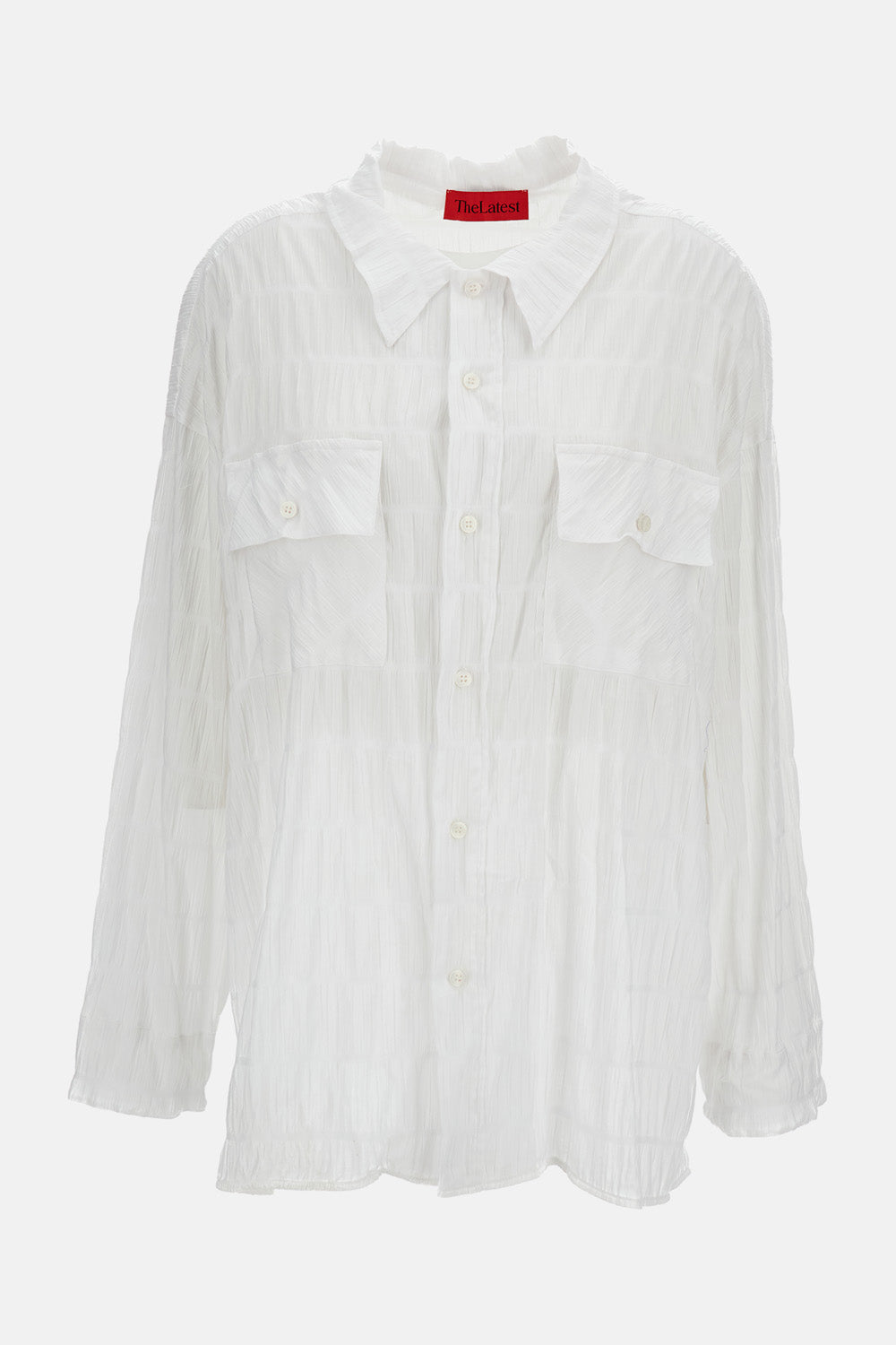 DARIA SHIRT COTTON CRINKLED EFFECT