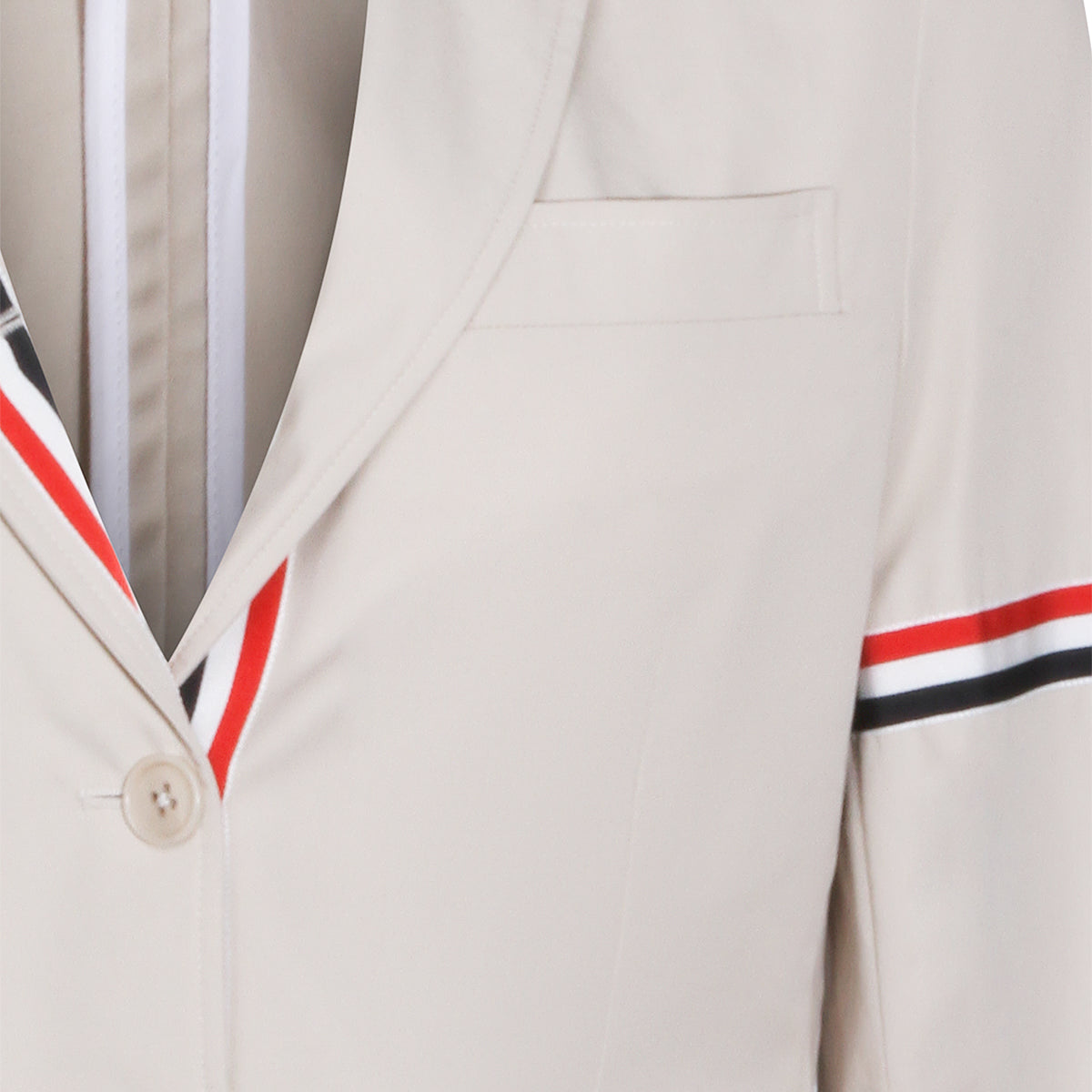 BEIGE COTTON BLAZER
