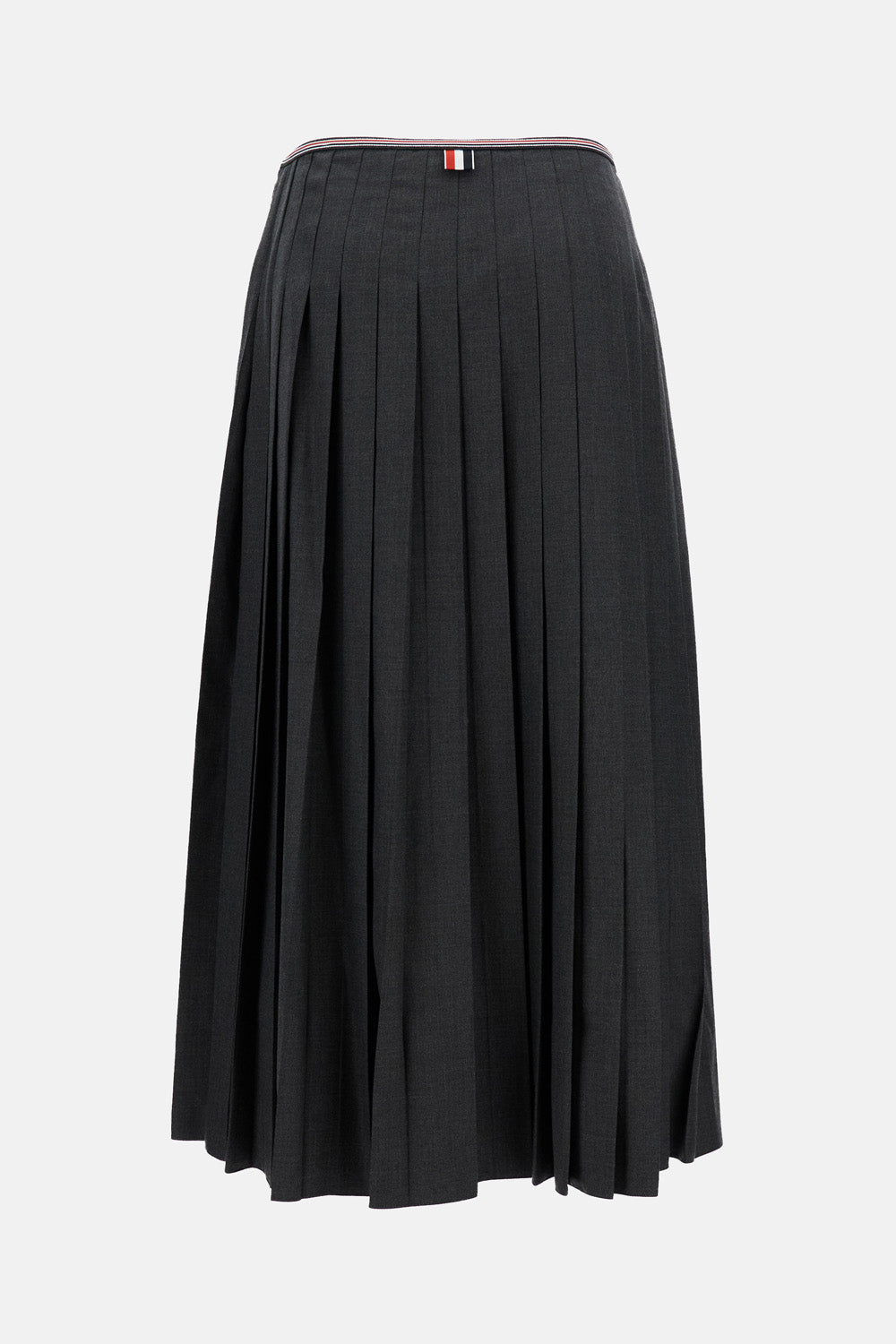 CALF LENGTH NARROW PLEATED SKIRT