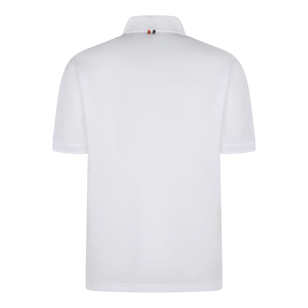WHITE COTTON POLO SHIRT