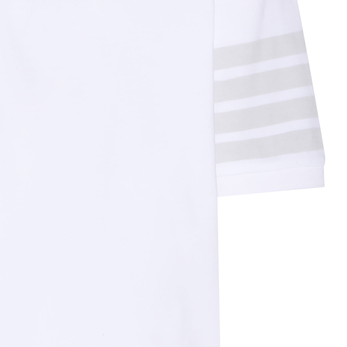 WHITE COTTON POLO SHIRT