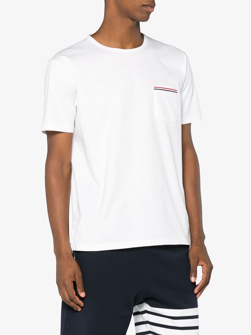 WHITE COTTON T-SHIRT