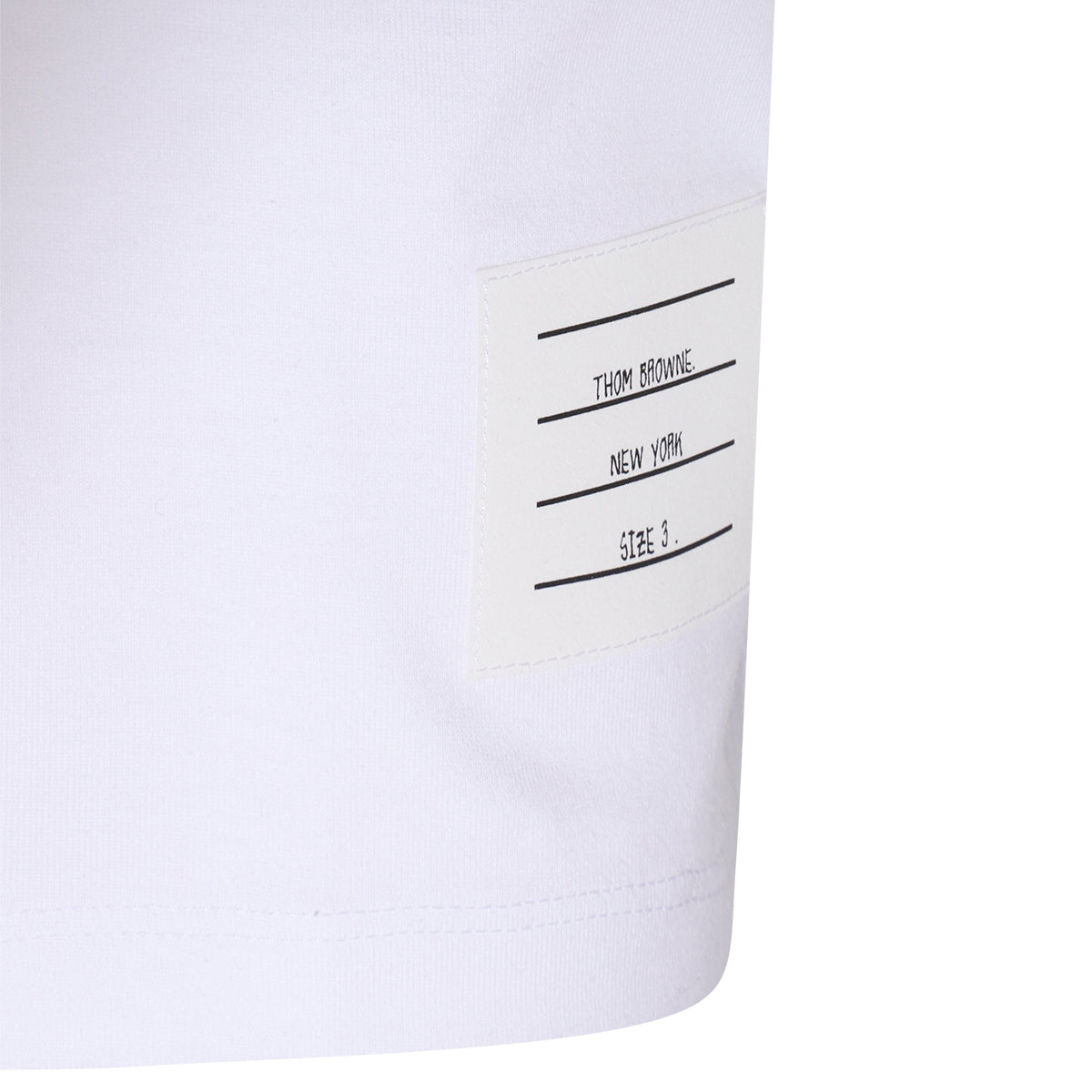 WHITE COTTON T-SHIRT