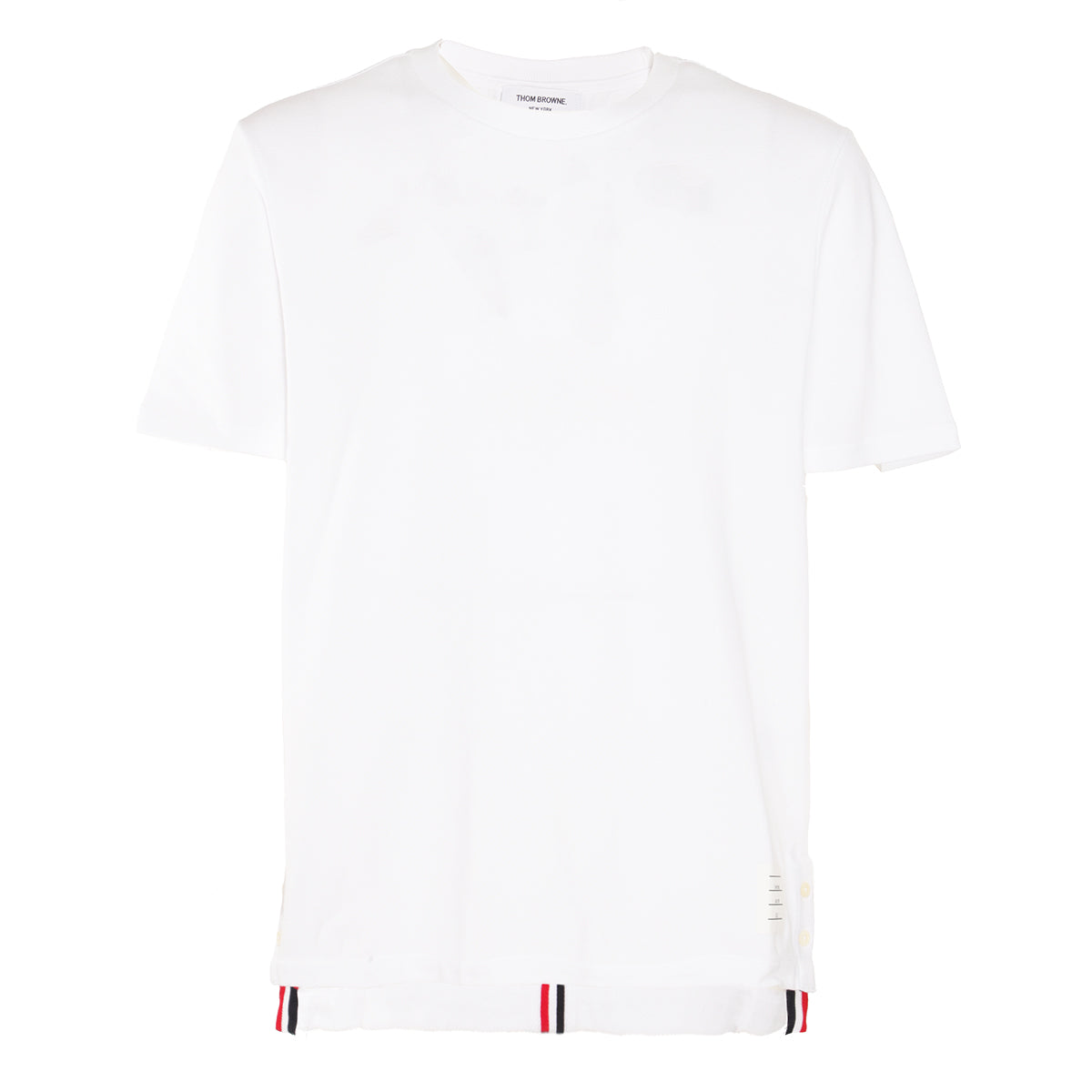 WHITE COTTON T-SHIRT