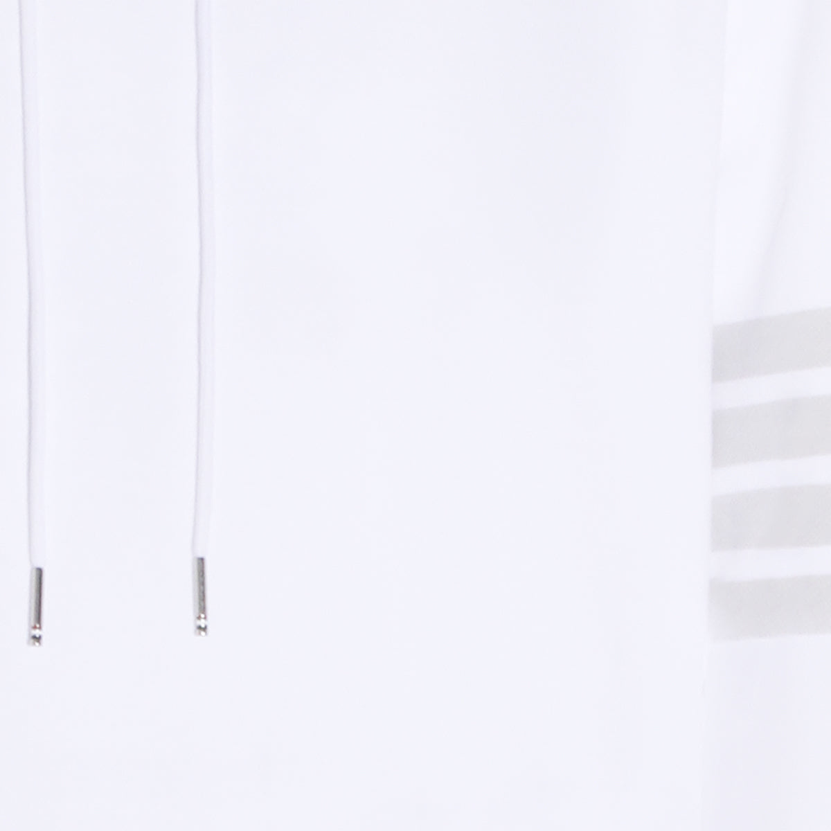WHITE COTTON SWEATSHIRT