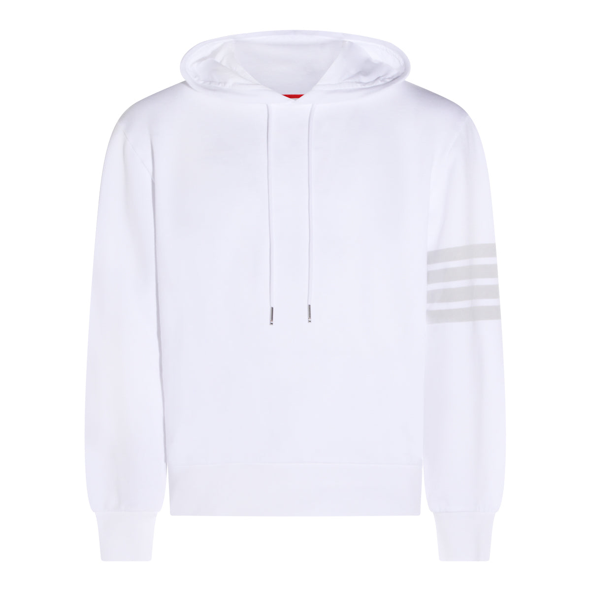 WHITE COTTON SWEATSHIRT