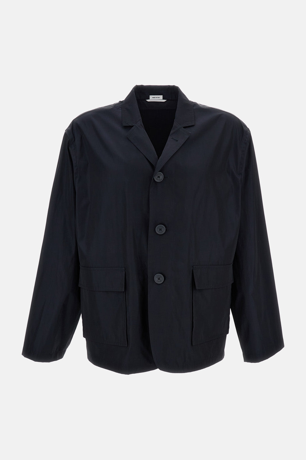 SINGLE-BREAST JACKET WITH FLAP POCKETS