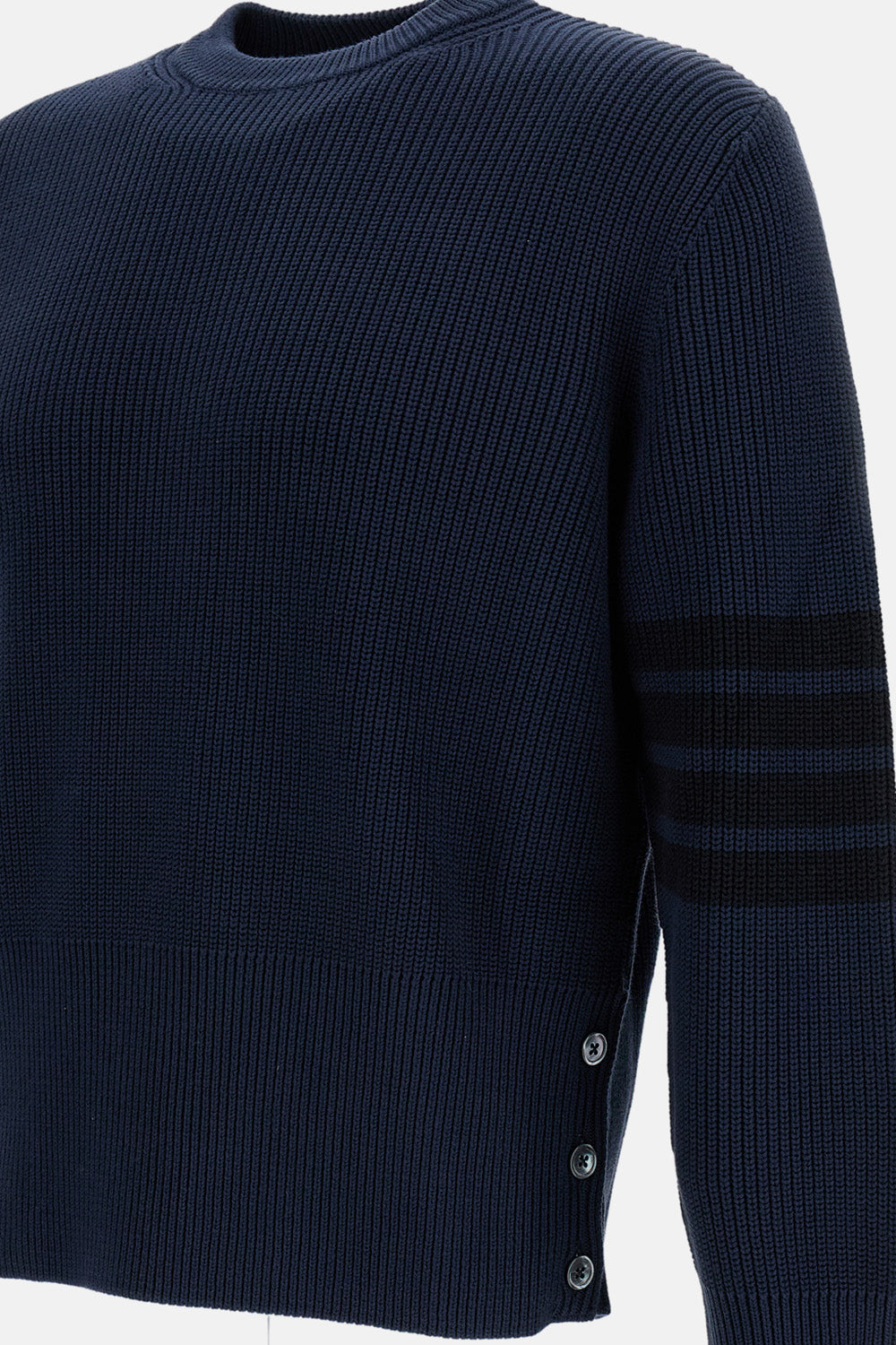 CREWNECK COTTON CARDIGAN