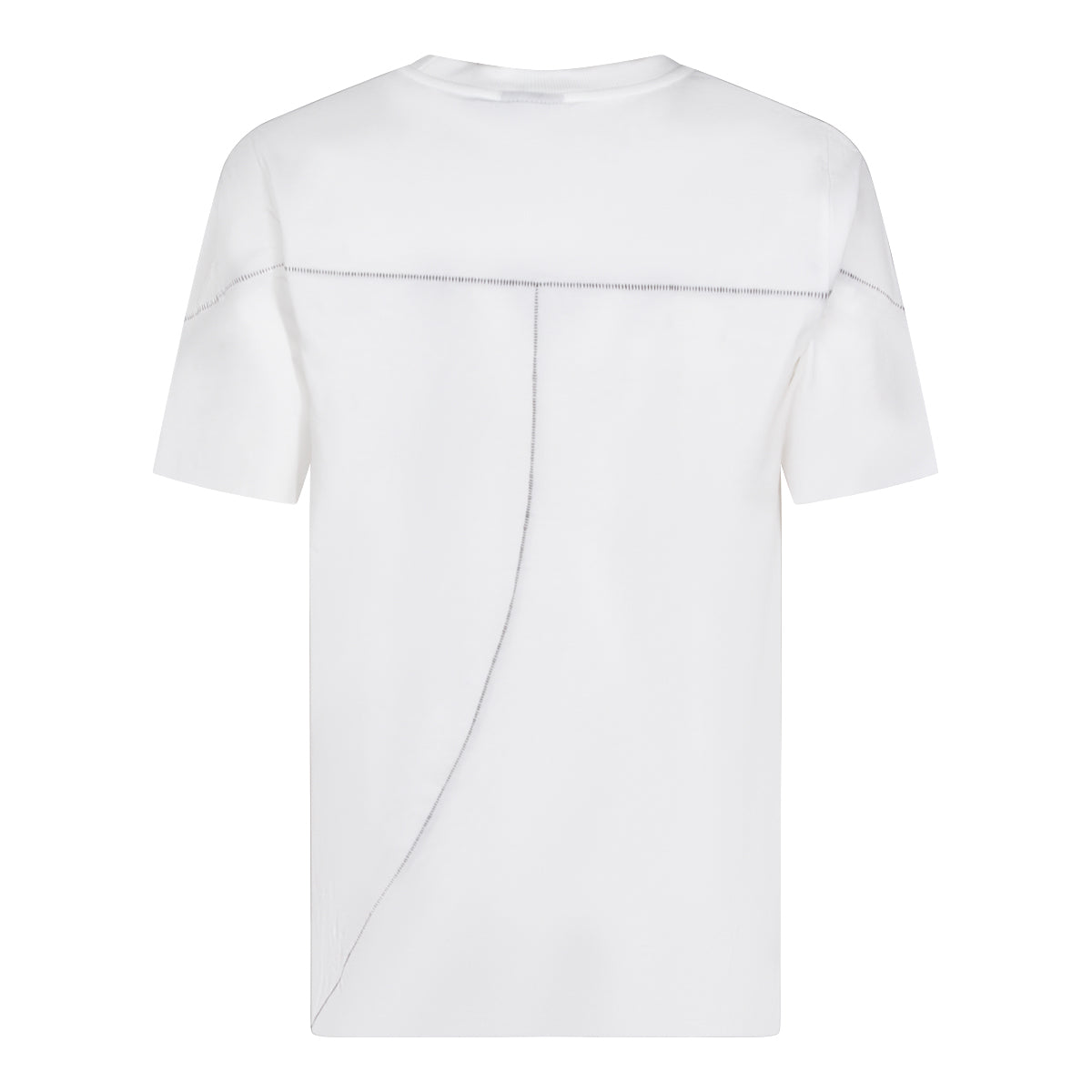 WHITE COTTON T-SHIRT