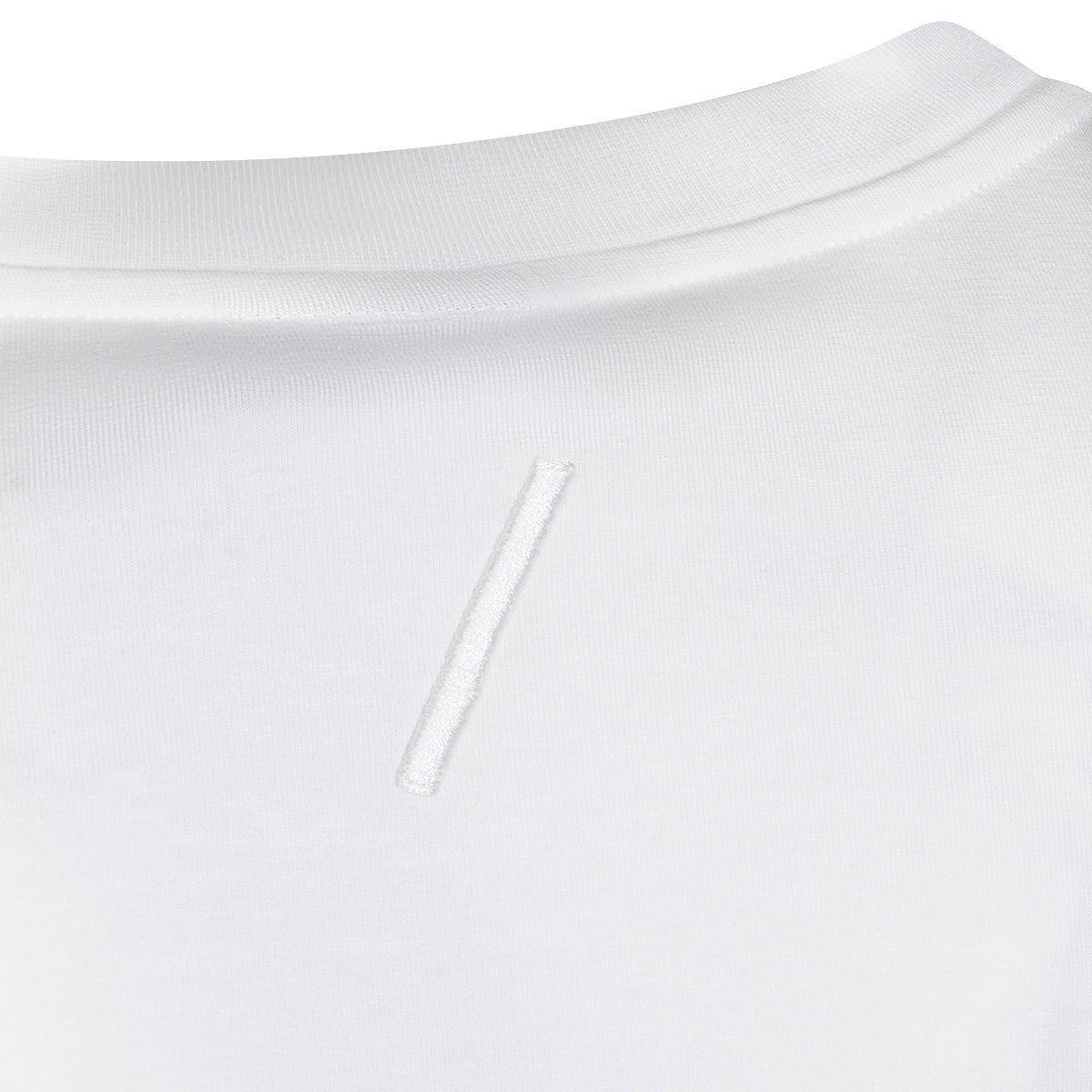 WHITE COTTON T-SHIRT