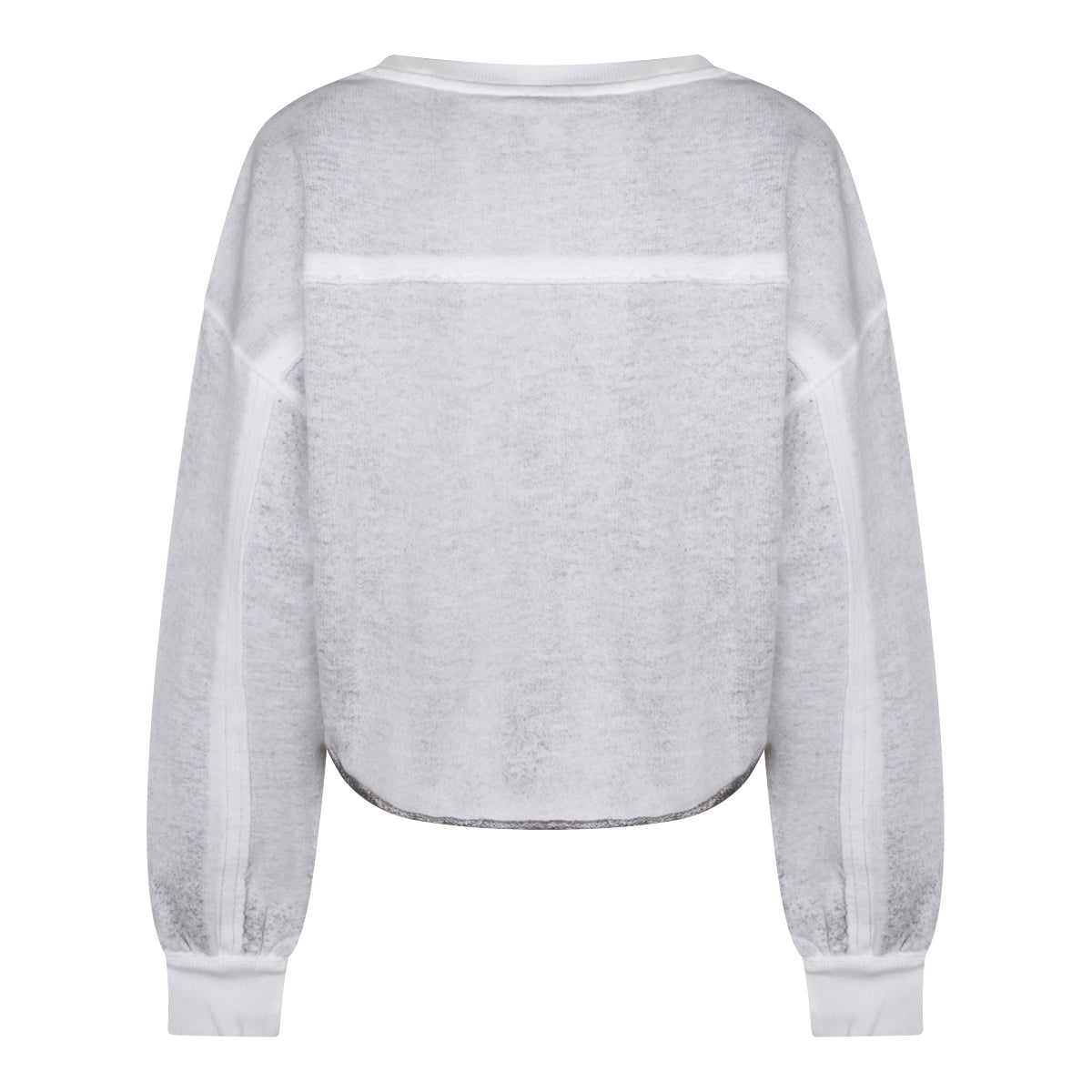 SPRAY GREY COTTON SWEATSHIRT