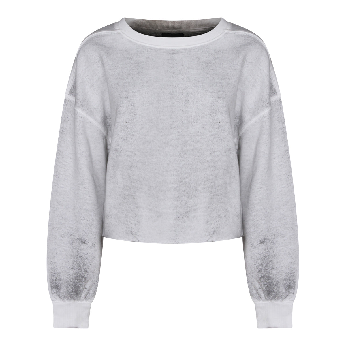 SPRAY GREY COTTON SWEATSHIRT