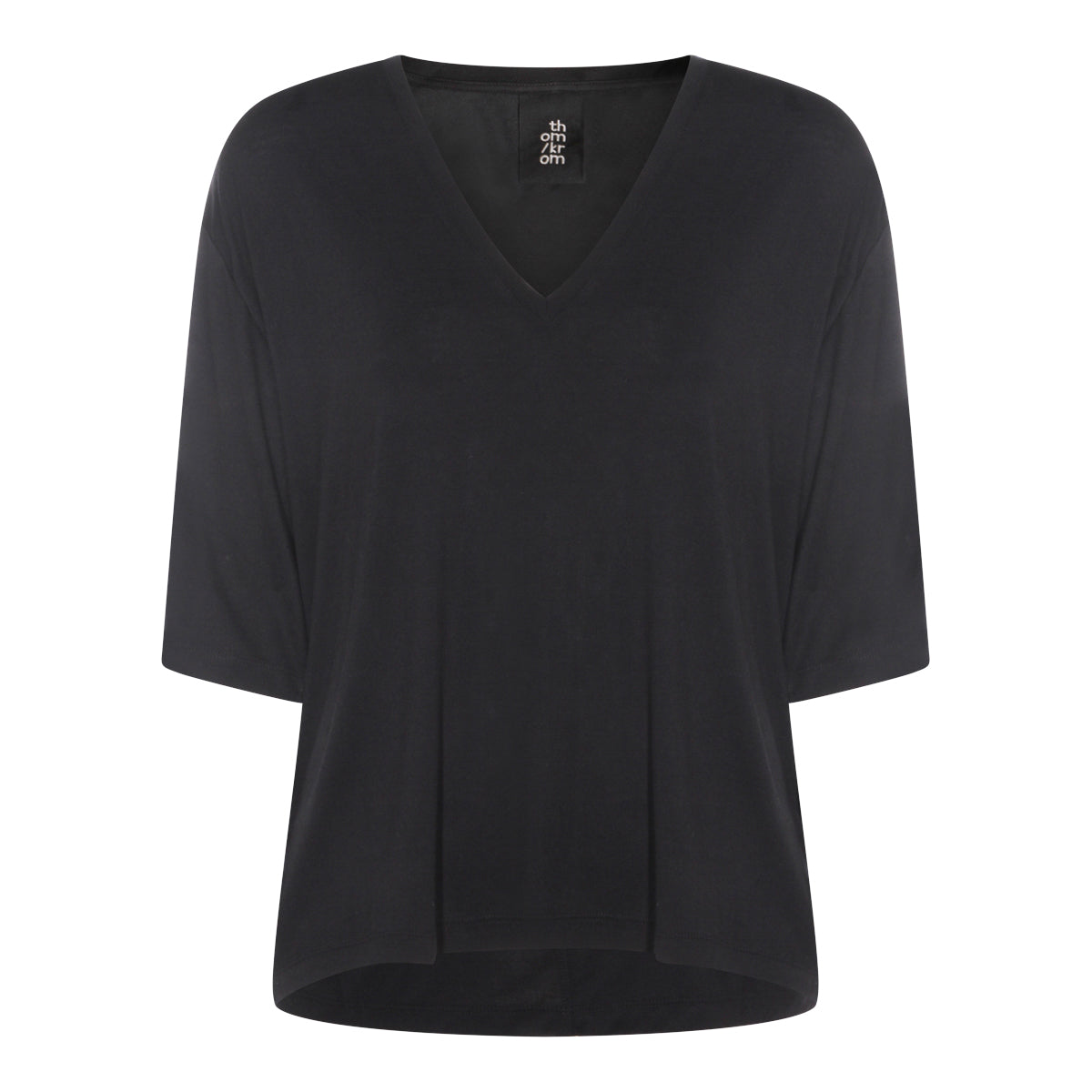 BLACK STRETCH TOP