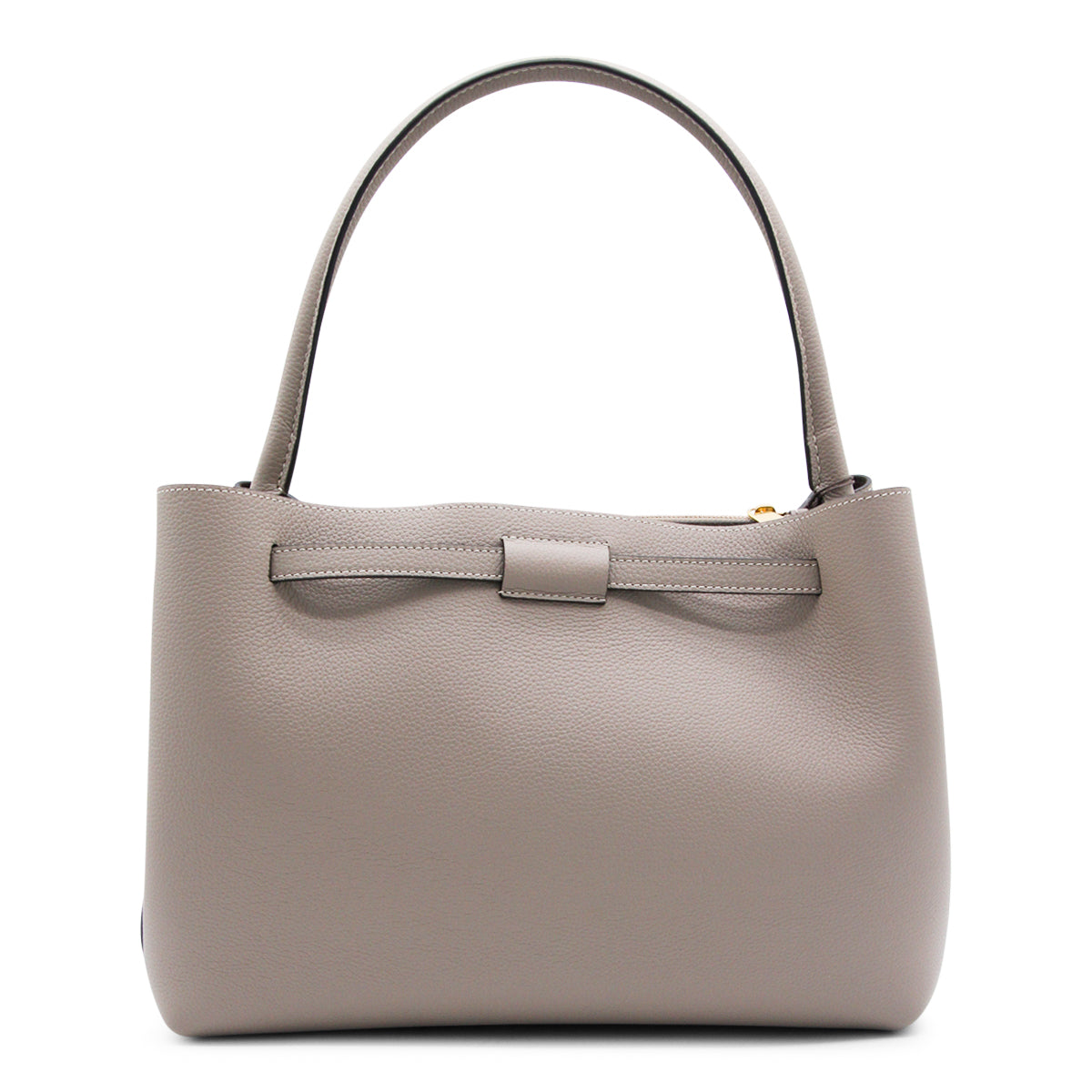 DARK GREY LEATHER TOTES