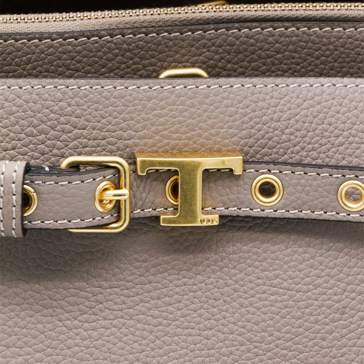 DARK GREY LEATHER TOTES