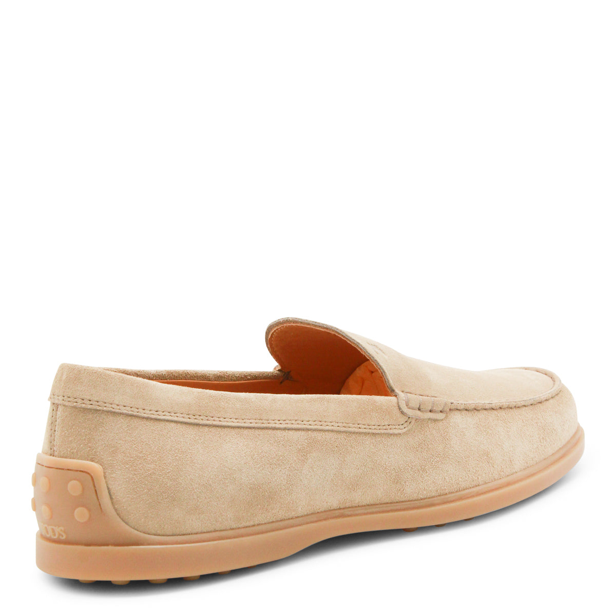 BEIGE LEATHER LOAFERS