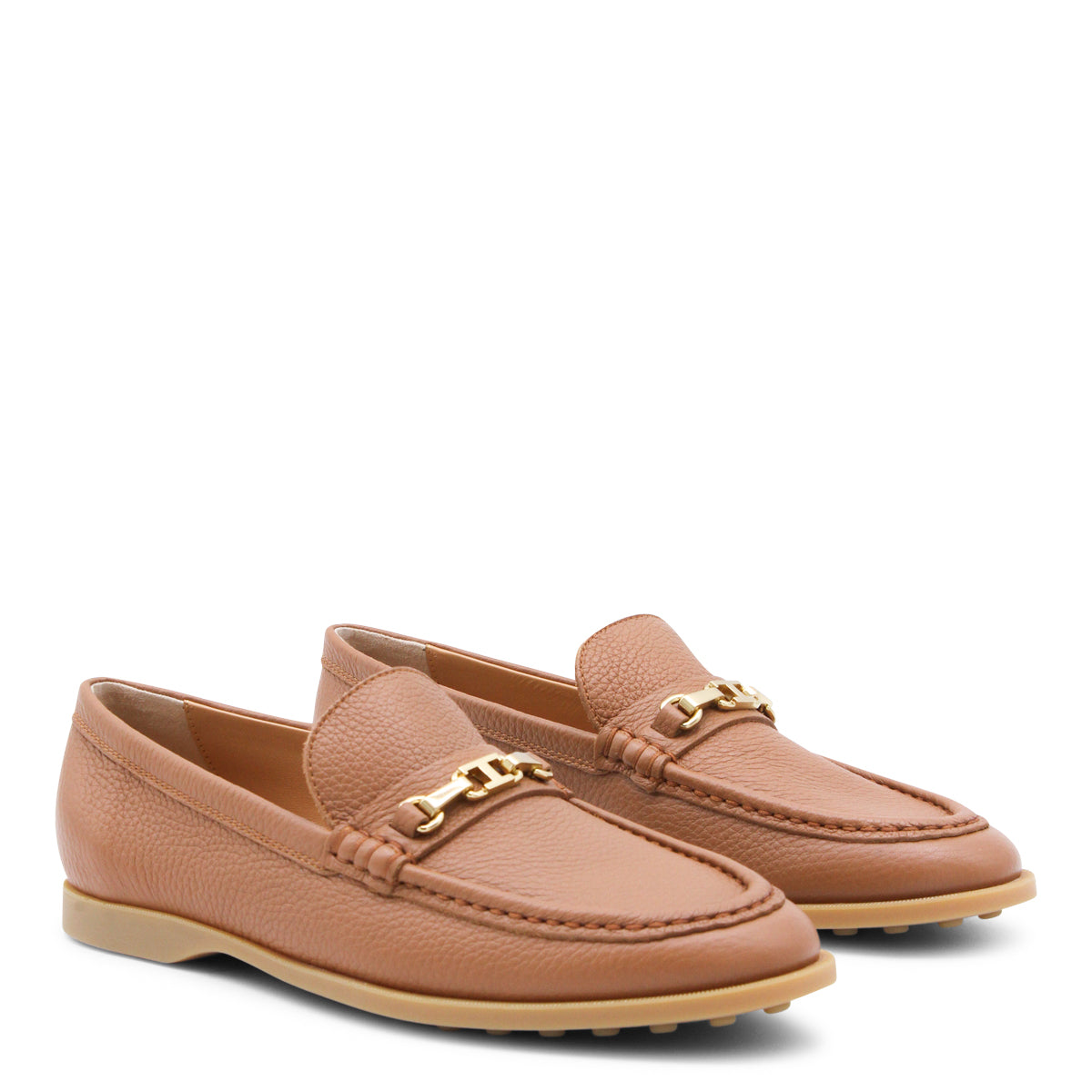 BROWN LEATHER LOAFERS