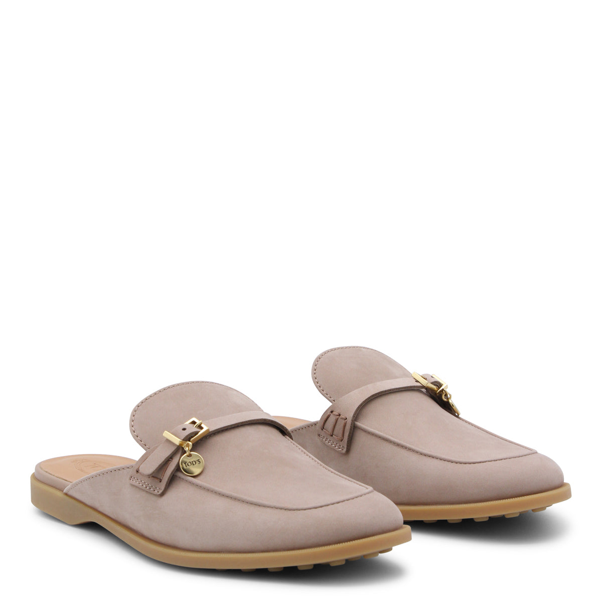 BEIGE LEATHER LOAFERS