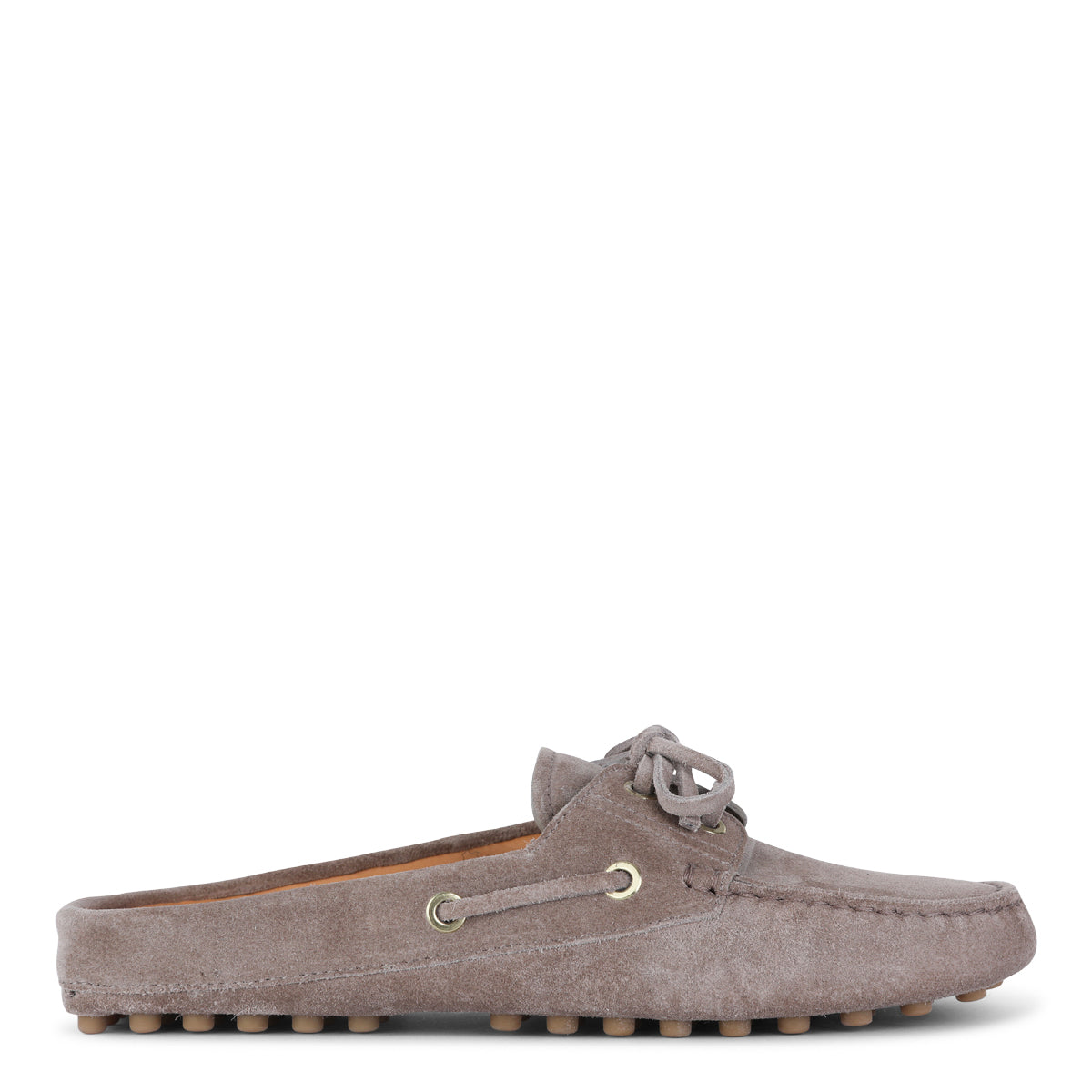 BEIGE LEATHER LOAFERS