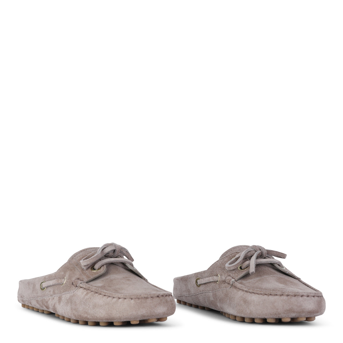 BEIGE LEATHER LOAFERS
