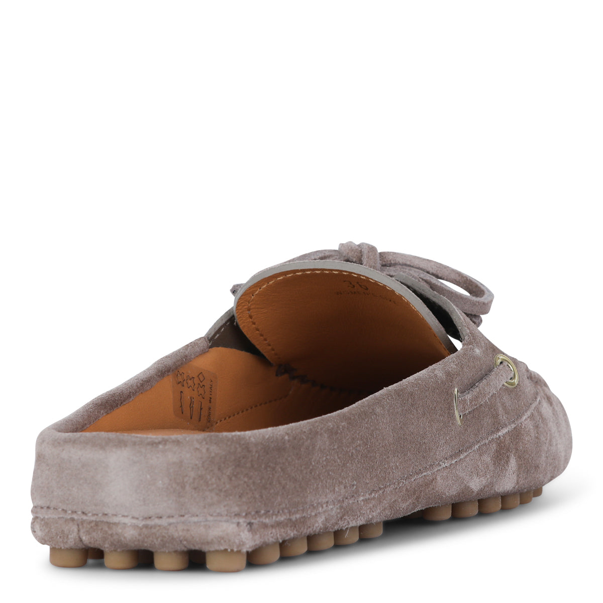BEIGE LEATHER LOAFERS