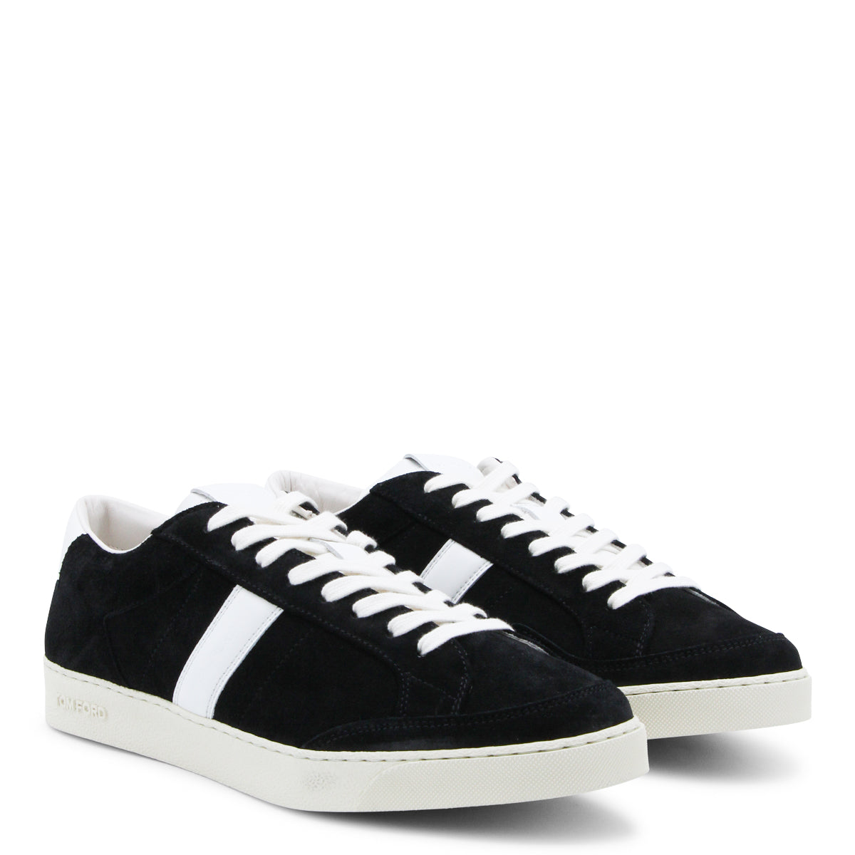 BLACK LEATHER SNEAKERS