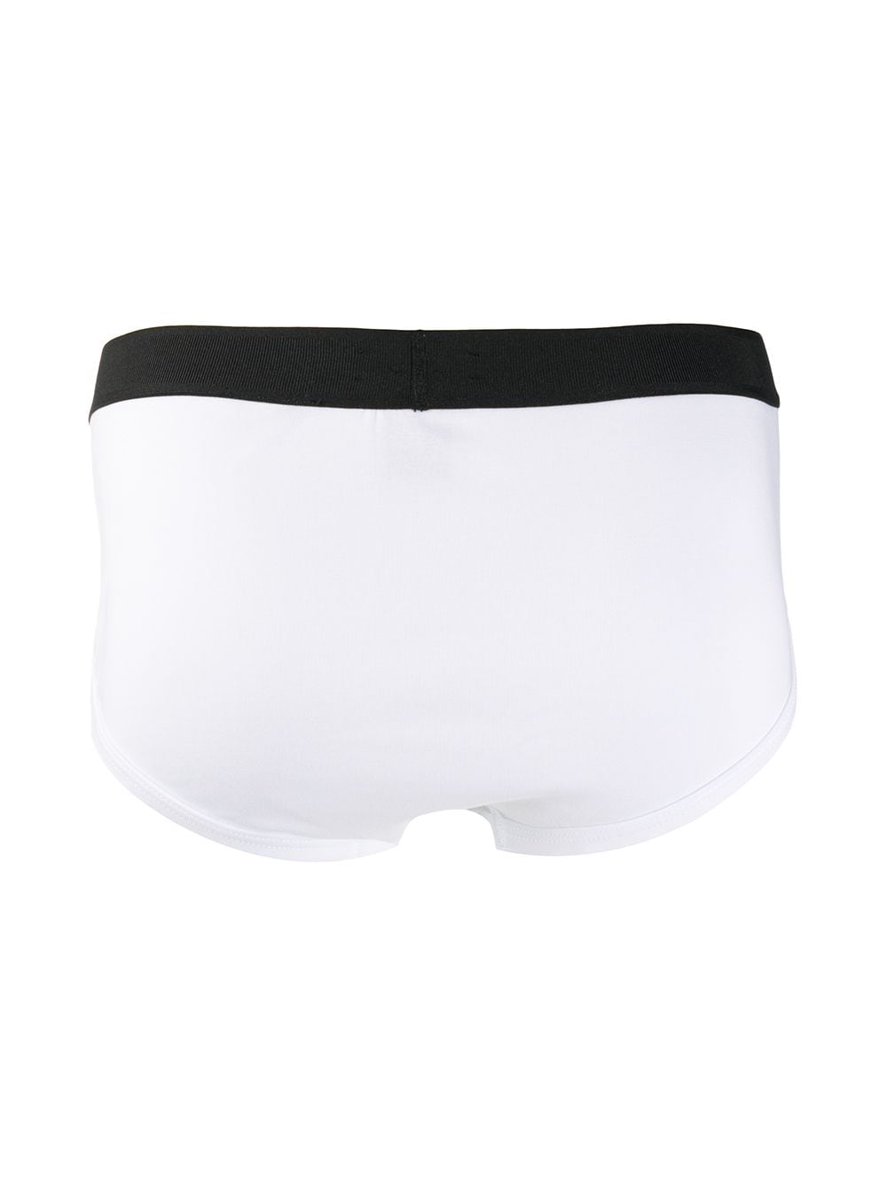 WHITE AND BLACK COTTON BRIEFS