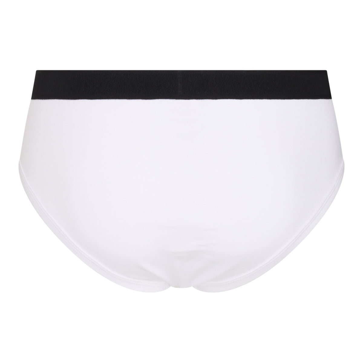 WHITE AND BLACK COTTON BRIEFS