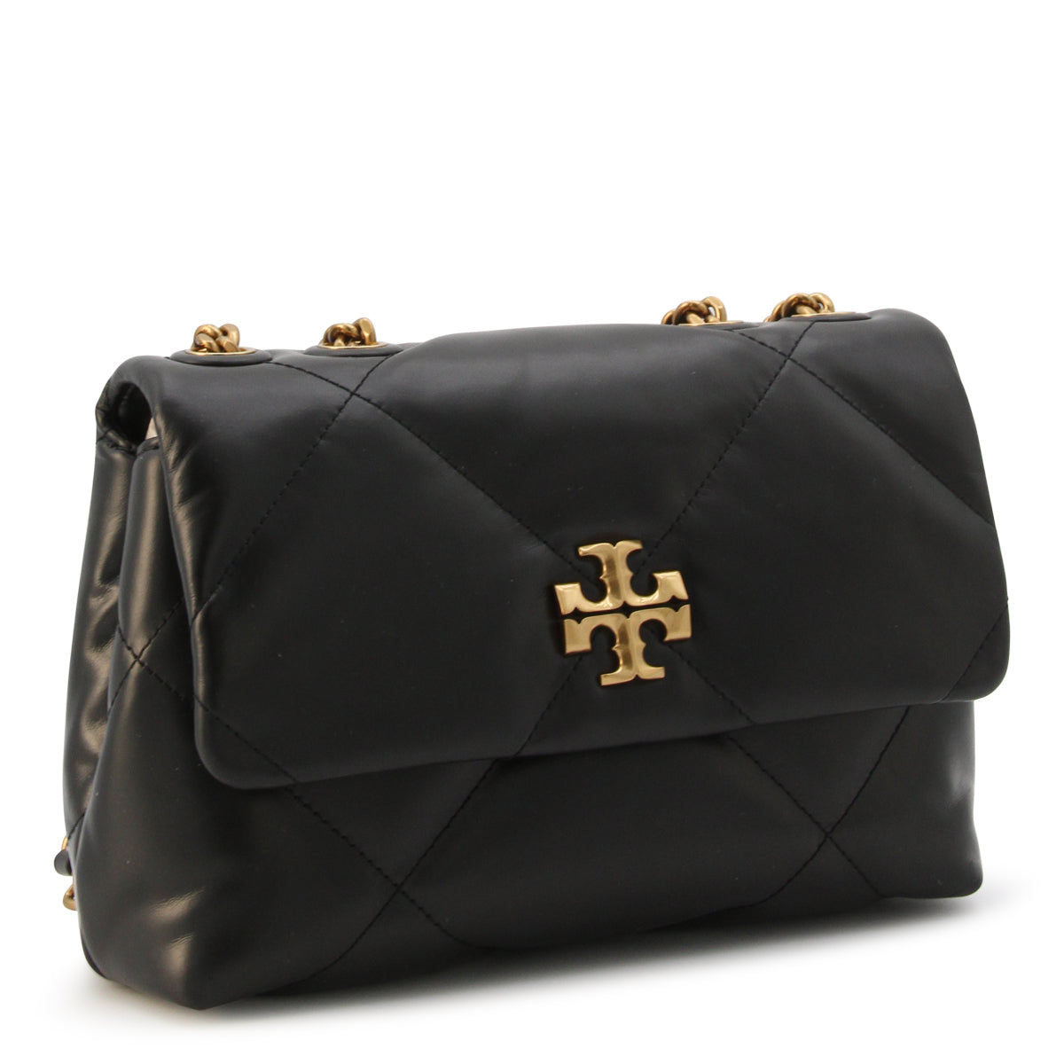 BLACK LEATHER SHOULDER BAG
