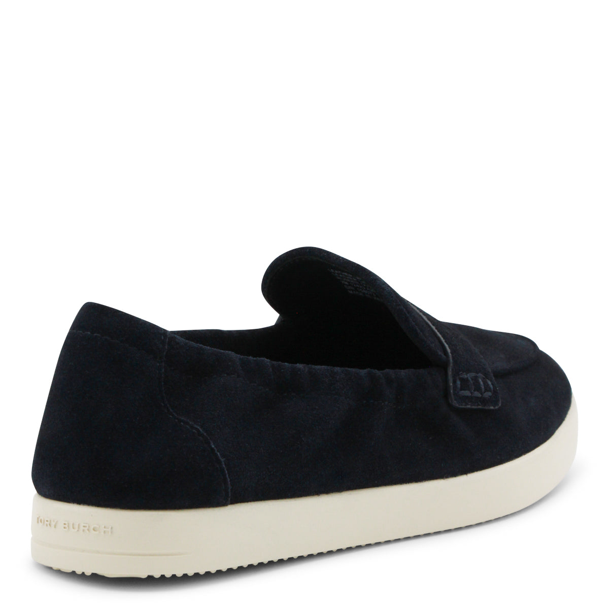 NAVY SUEDE LOAFERS