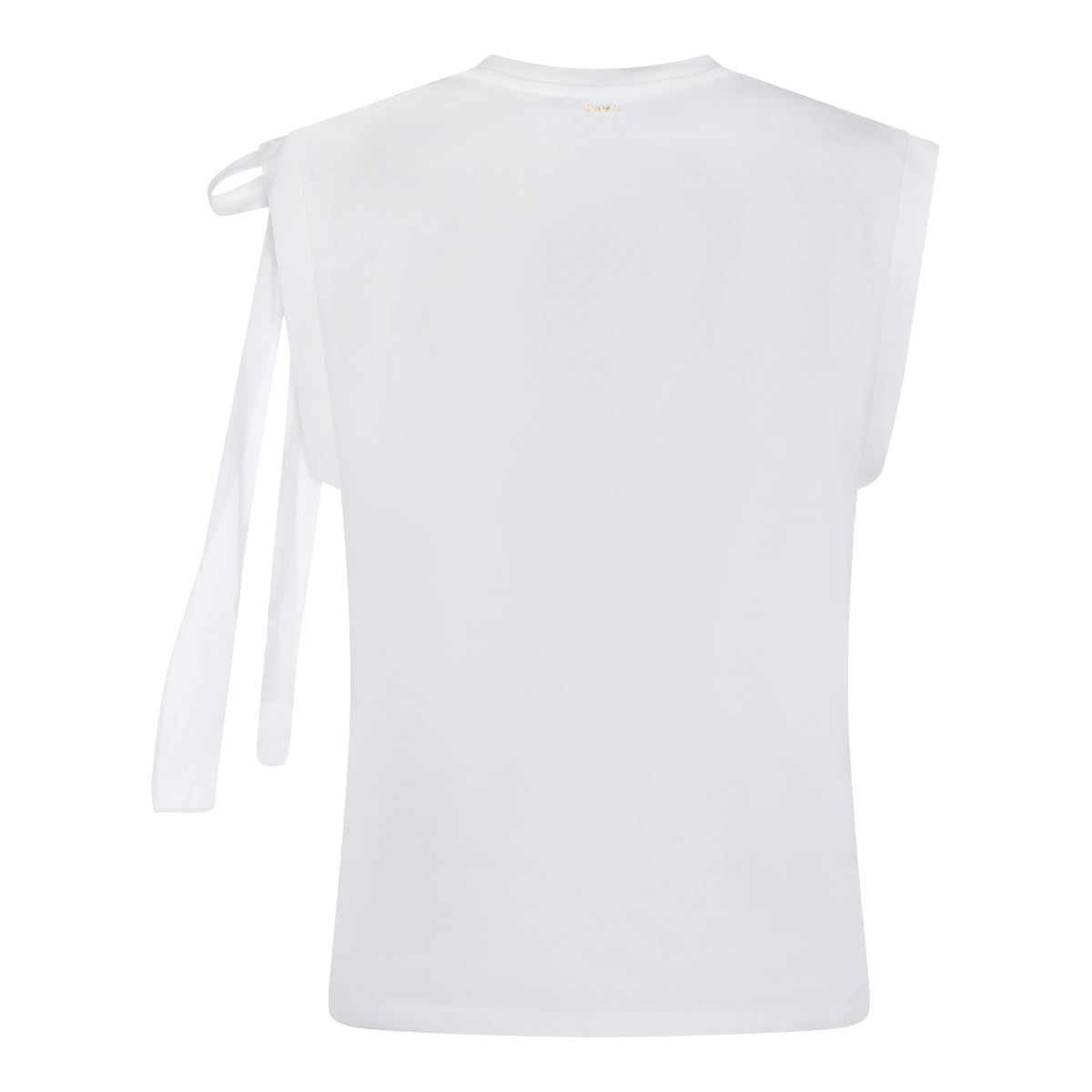 WHITE COTTON T-SHIRT