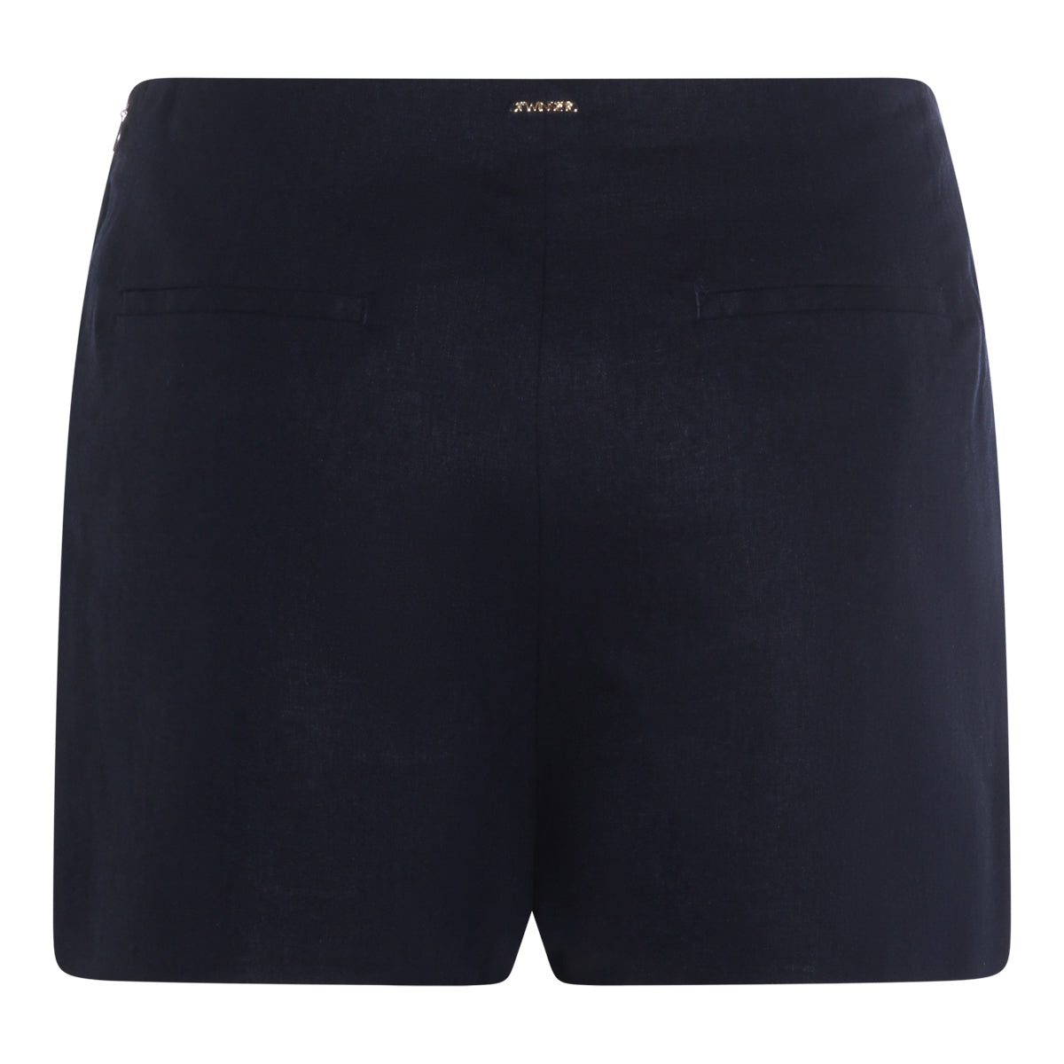 DARK BLUE LINEN SHORTS