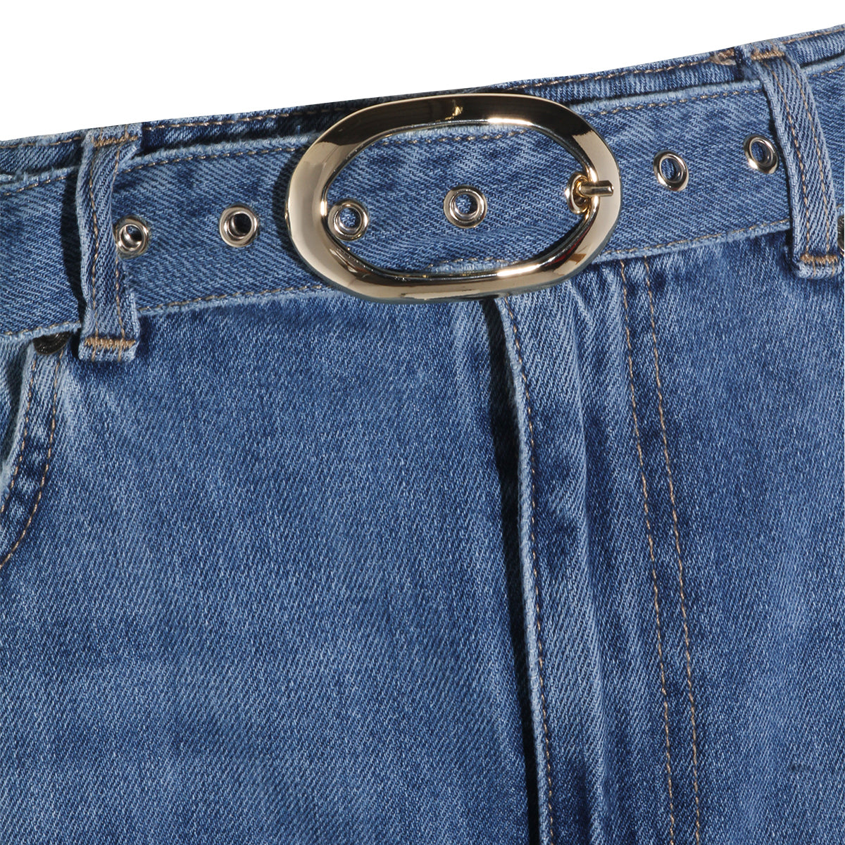 BLUE COTTON DENIM JEANS