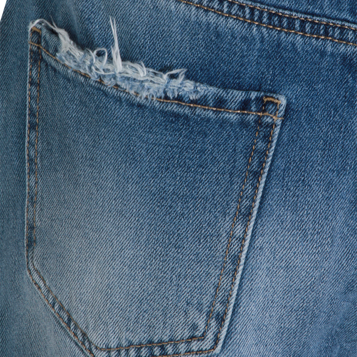 DENIM BLUE COTTON SHORT