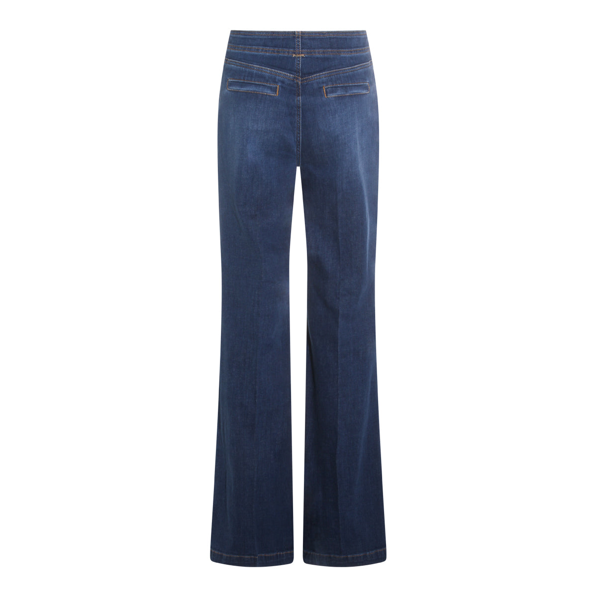 DARK BLUE COTTON DENIM JEANS